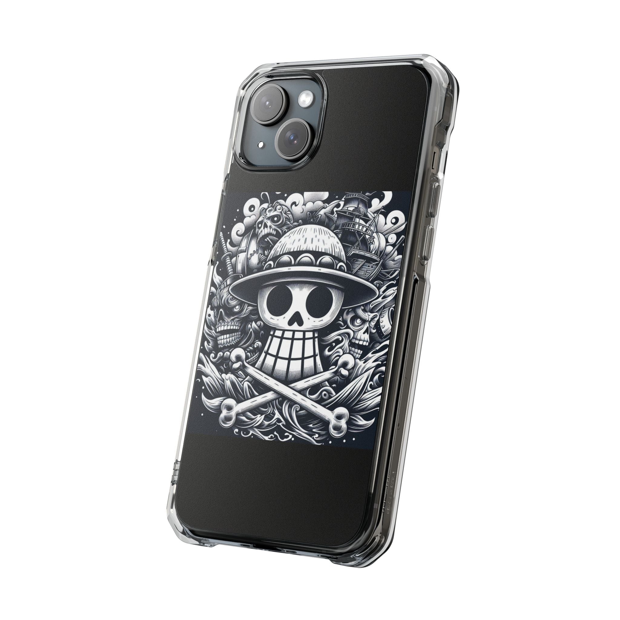 One Piece Case | Magnetic Clear Impact Case Printify