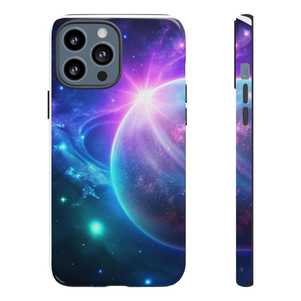Galaxy Nebula Space Phone Case | Planet Sparkle Tough Case Printify