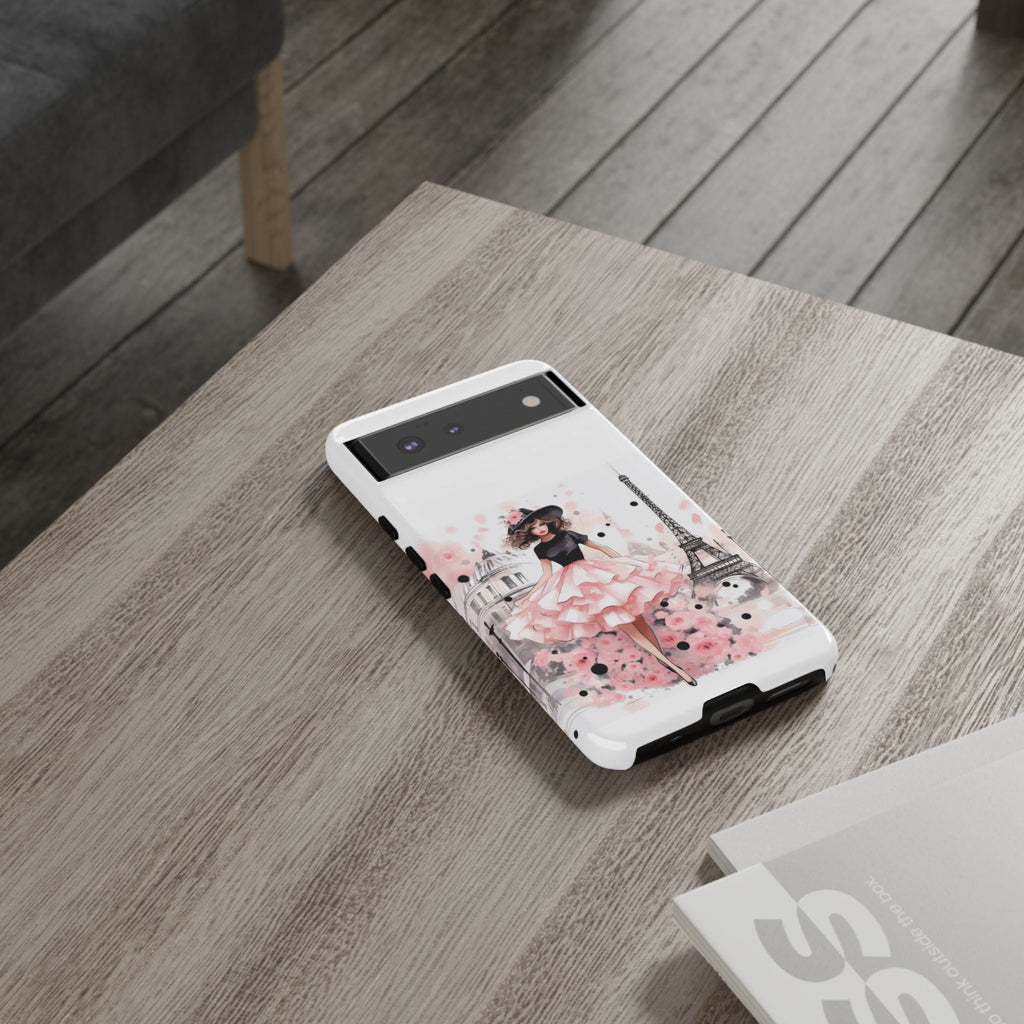 Paris Fashion Illustration Phone Case | Tough Case Printify