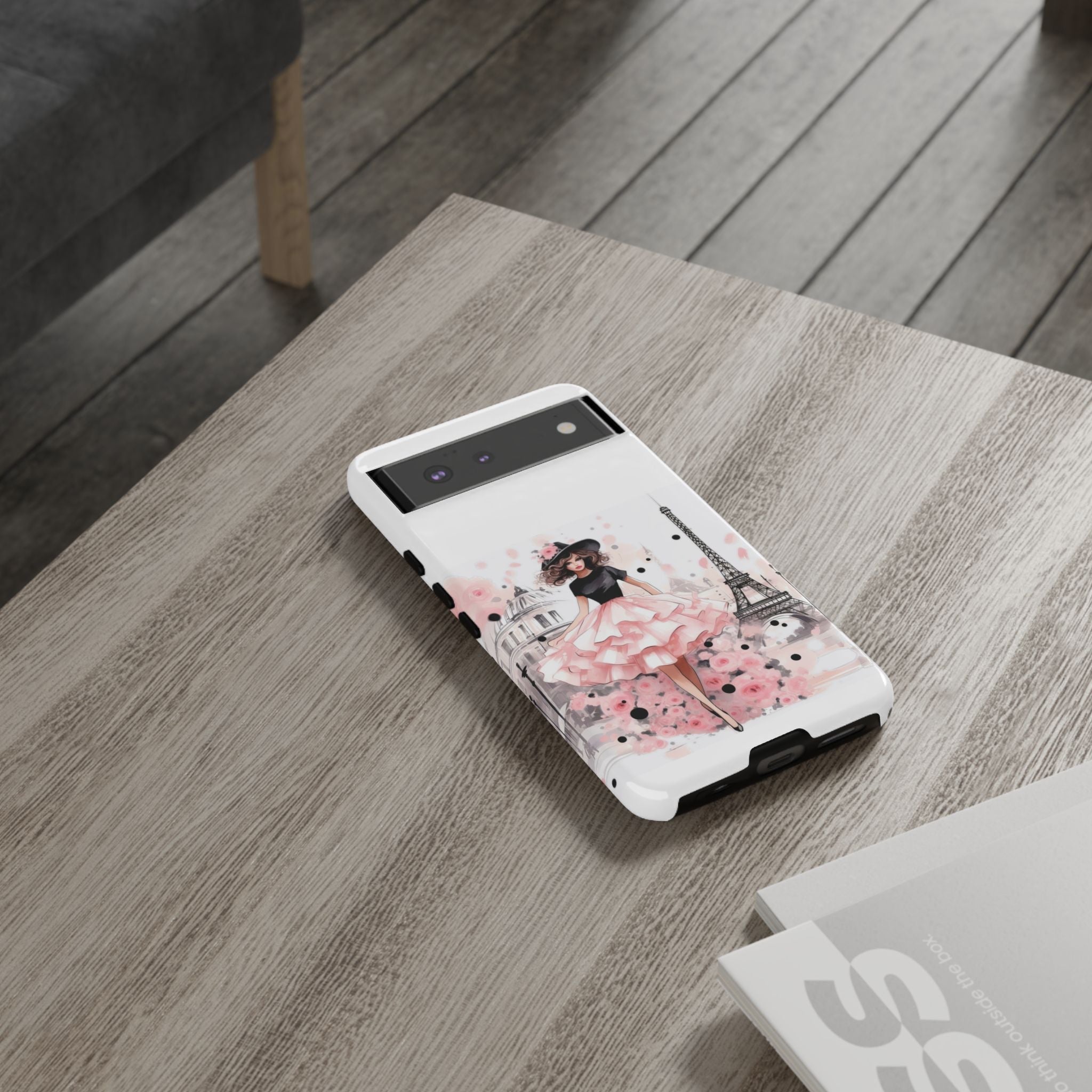 Paris Fashion Illustration Phone Case | Tough Case Printify