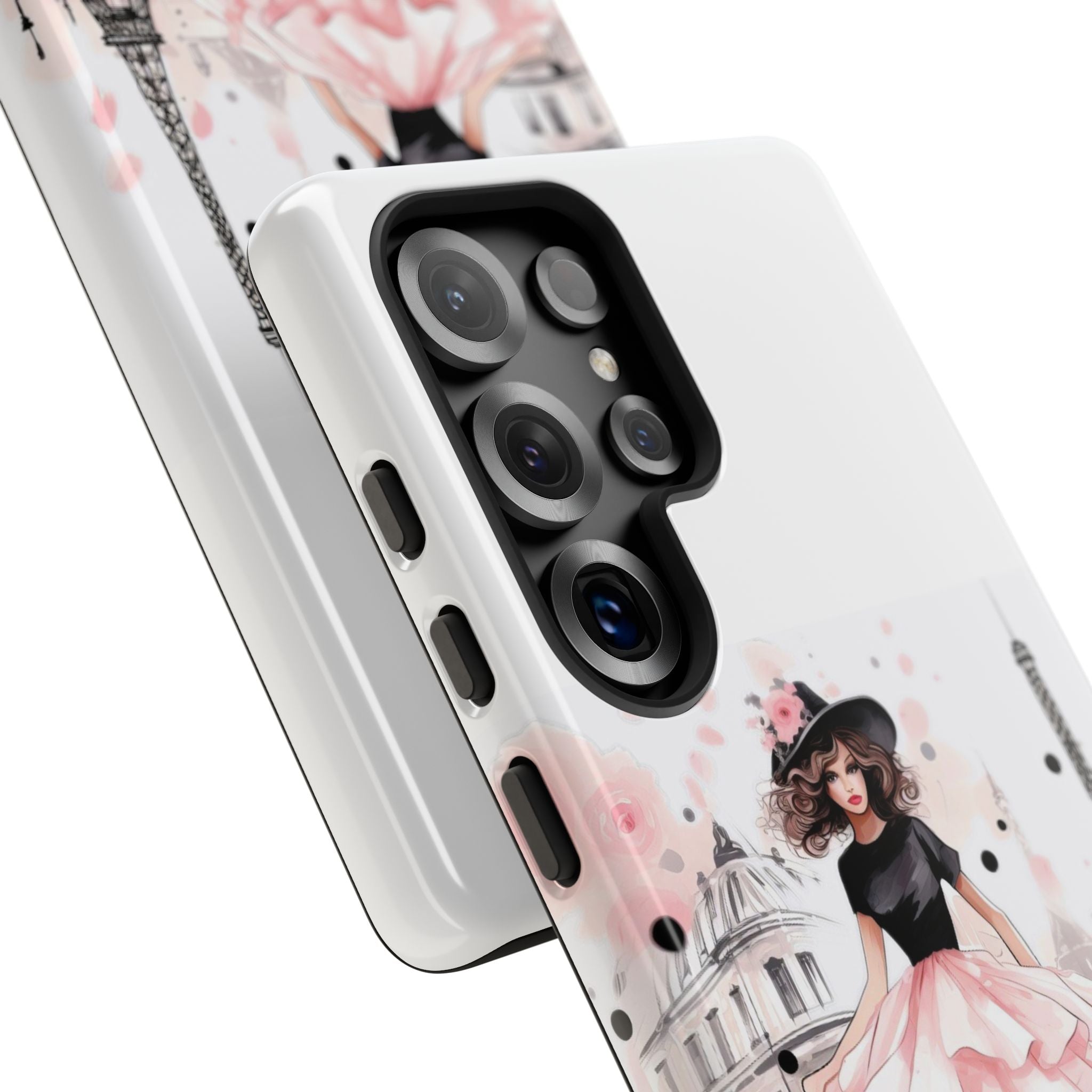 Paris Fashion Illustration Phone Case | Tough Case Printify