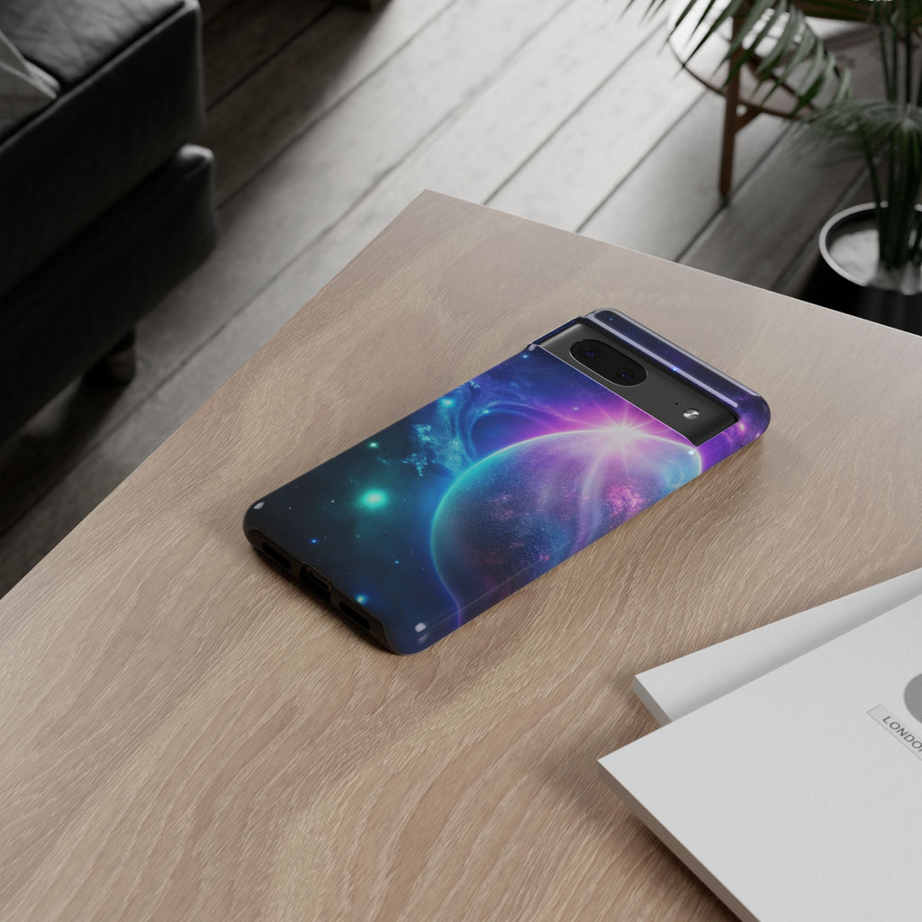 Galaxy Nebula Space Phone Case | Planet Sparkle Tough Case Printify