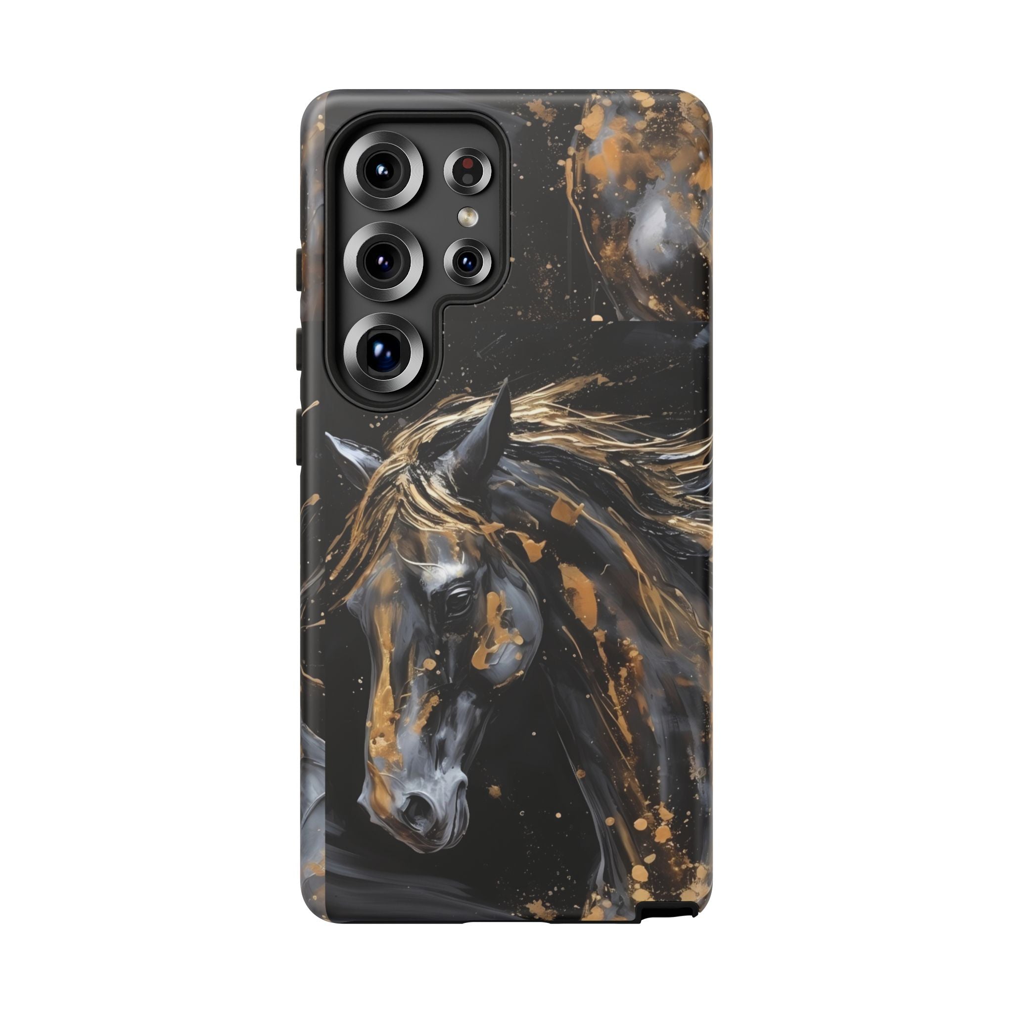 Golden Paint Horse Phone Case | Tough Case Printify