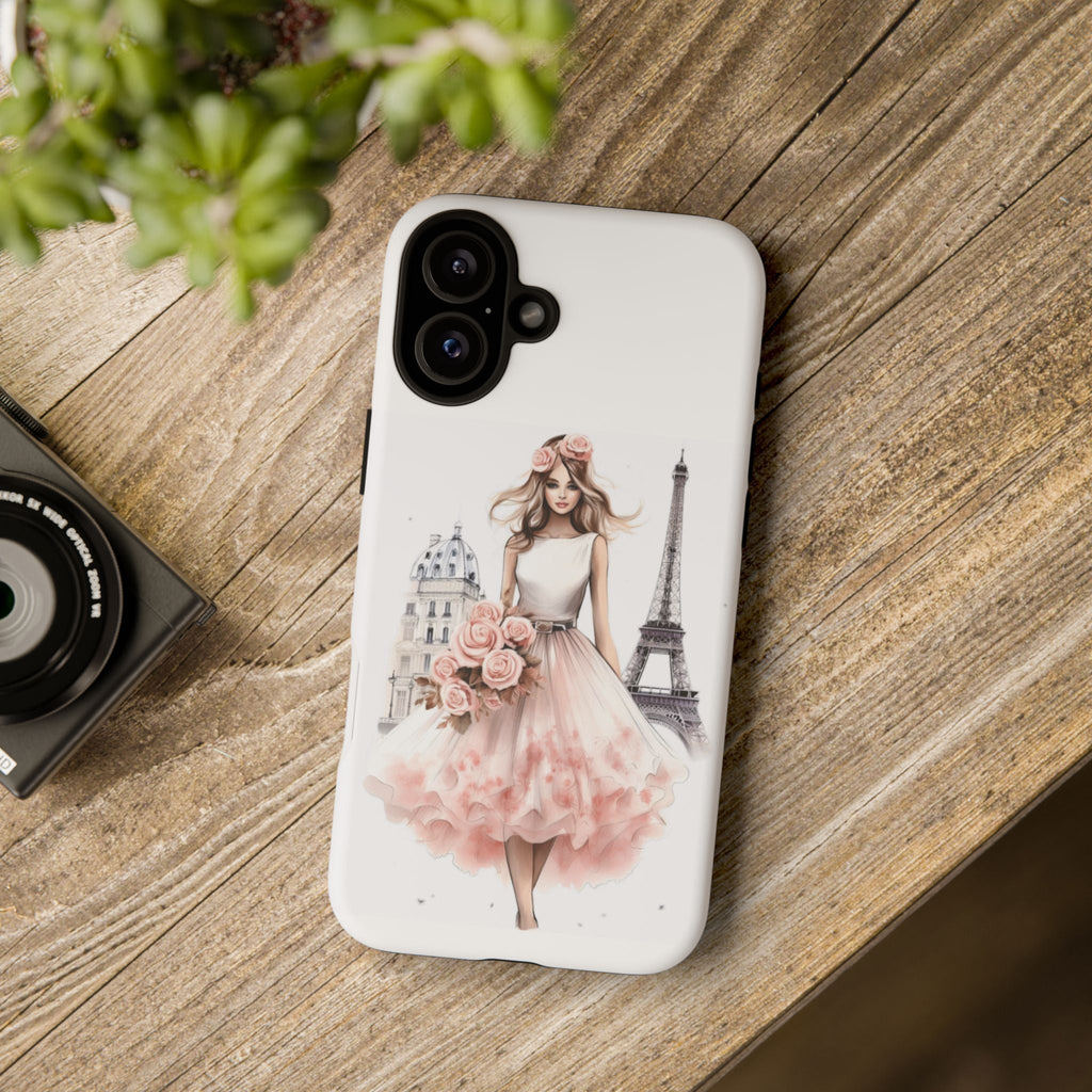 Parisian Ballerina Bouquet phone case | Tough Cases Printify