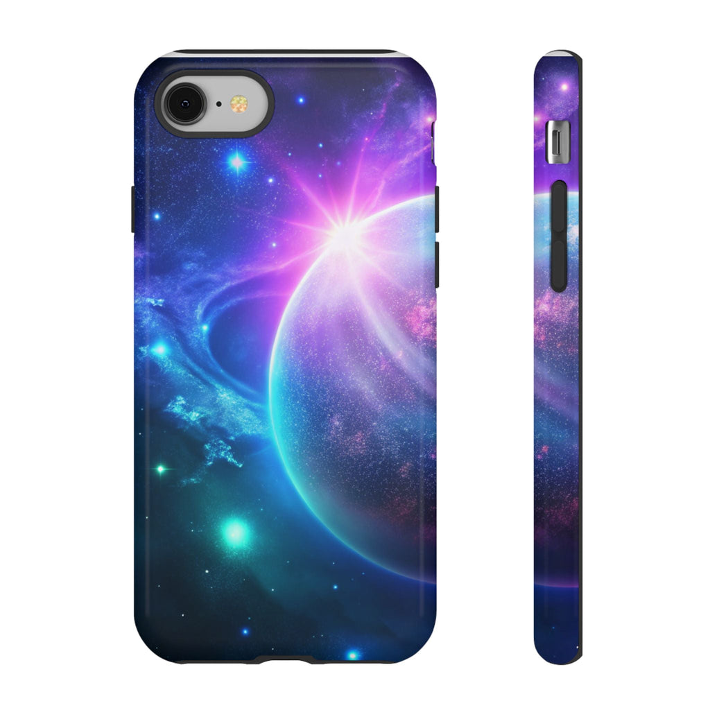 Galaxy Nebula Space Phone Case | Planet Sparkle Tough Case Printify