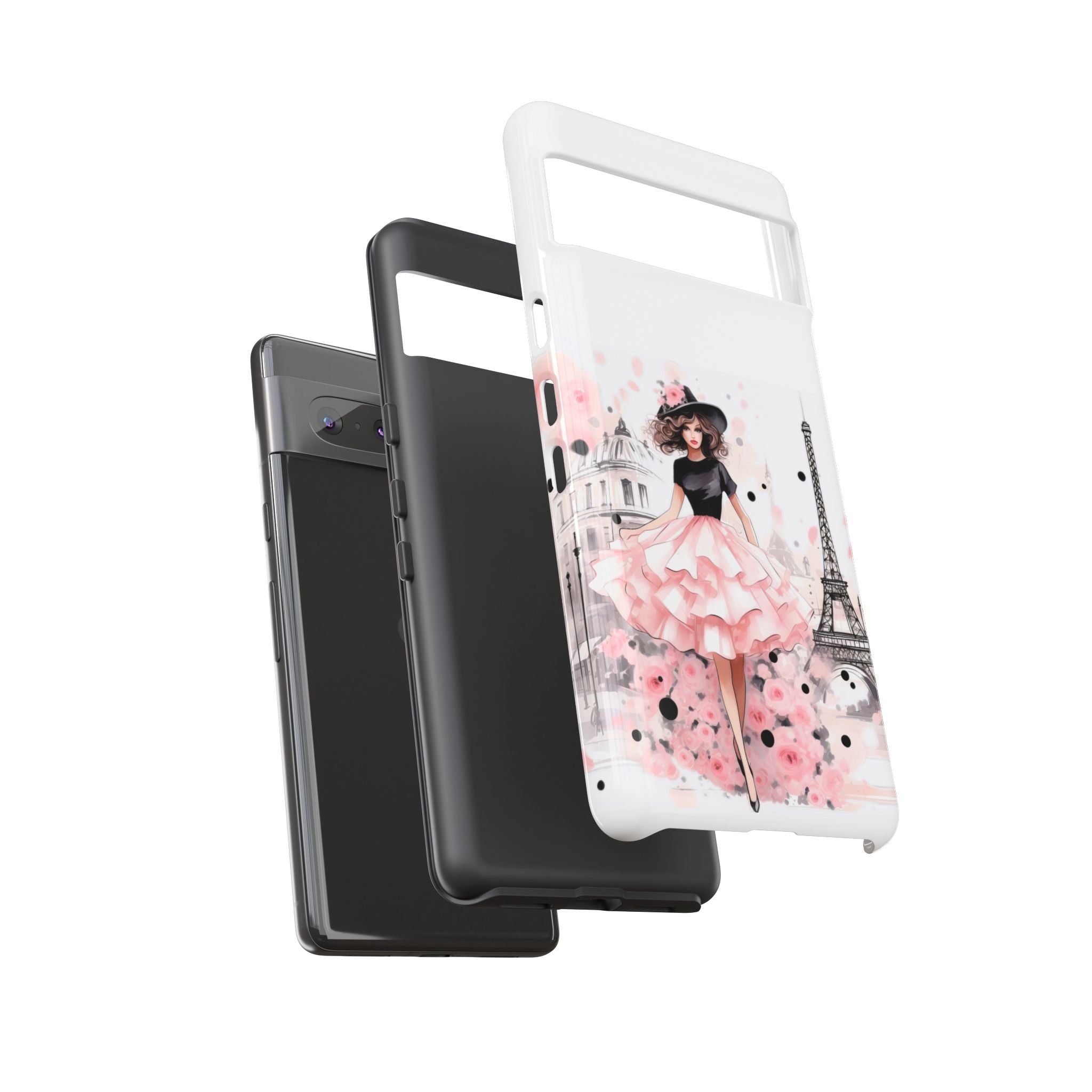 Paris Fashion Illustration Phone Case | Tough Case Printify