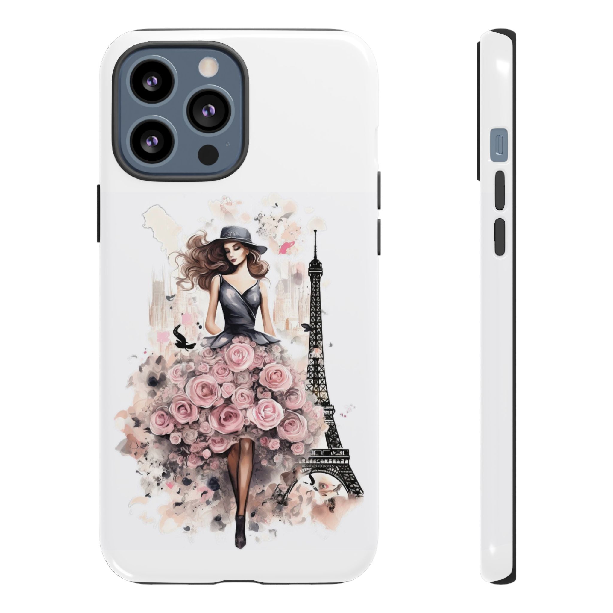 Parisian Rose Dress phone case | iPhone & Samsung slim protective case Printify