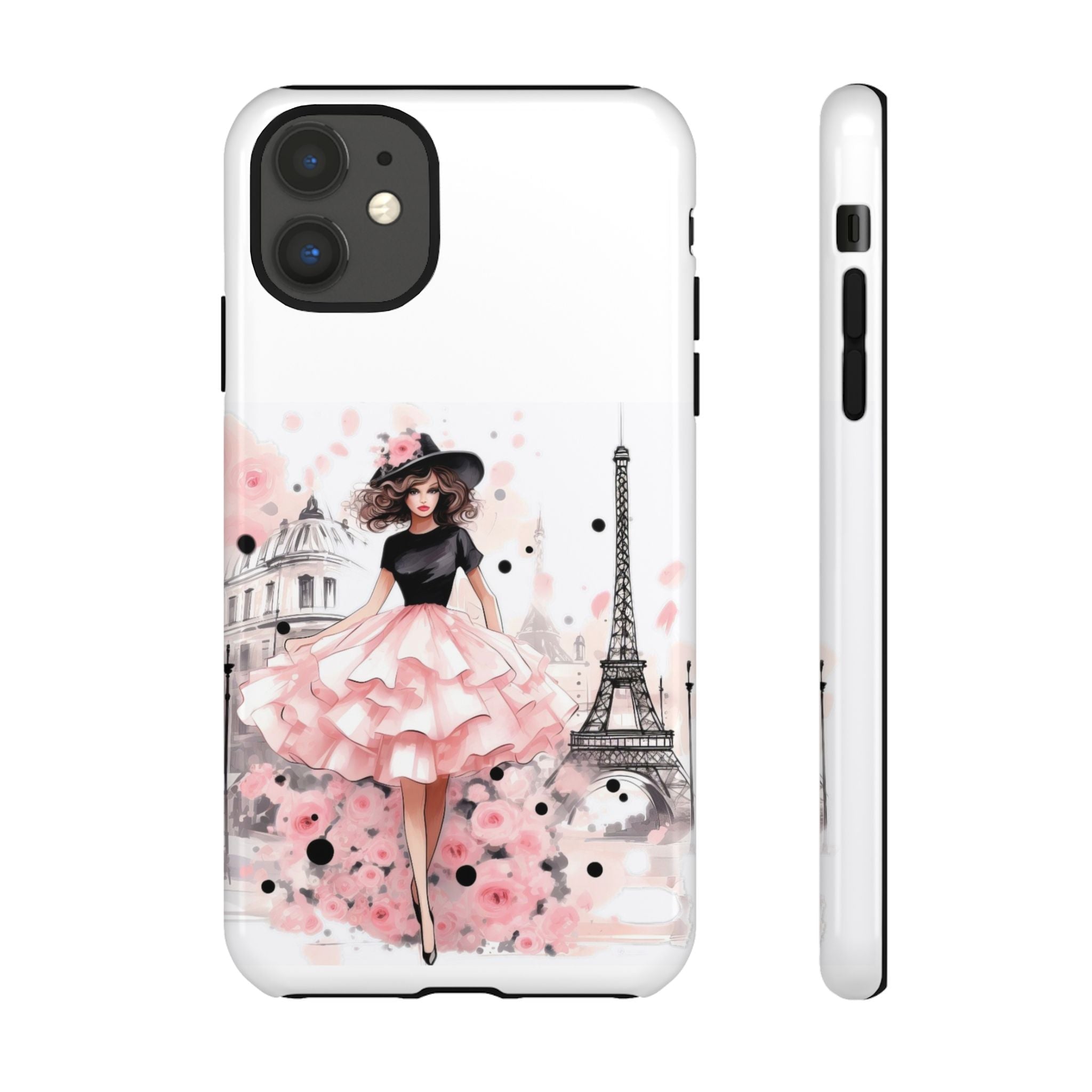 Paris Fashion Illustration Phone Case | Tough Case Printify