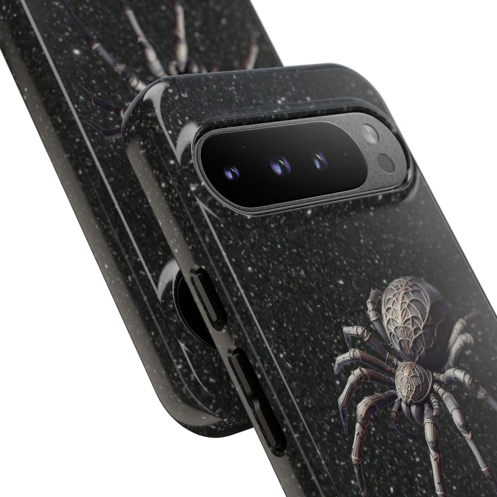 Spider Night Tough Phone Case — Dark Space Tarantula iPhone Cover Printify