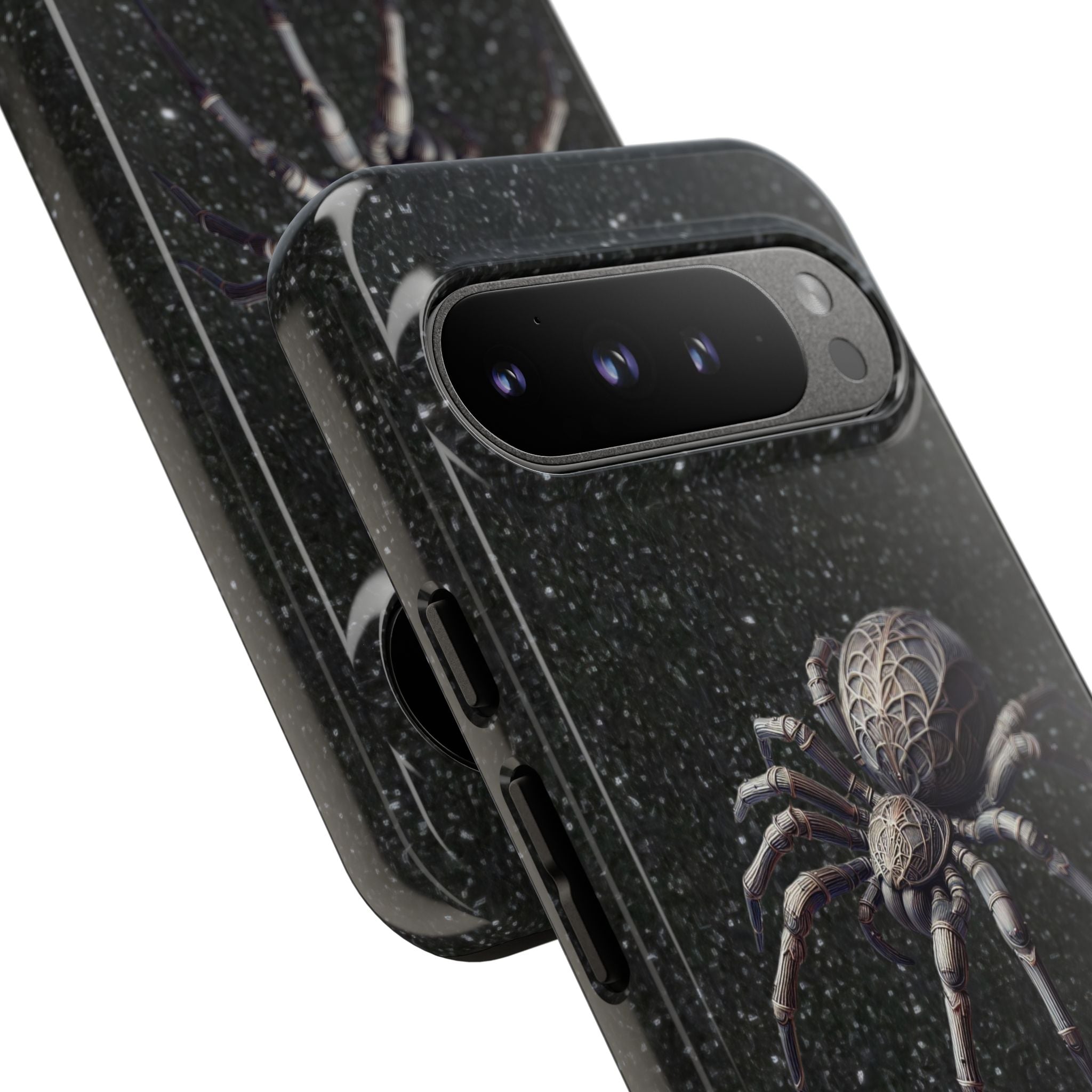 Spider Night Tough Phone Case — Dark Space Tarantula iPhone Cover Printify