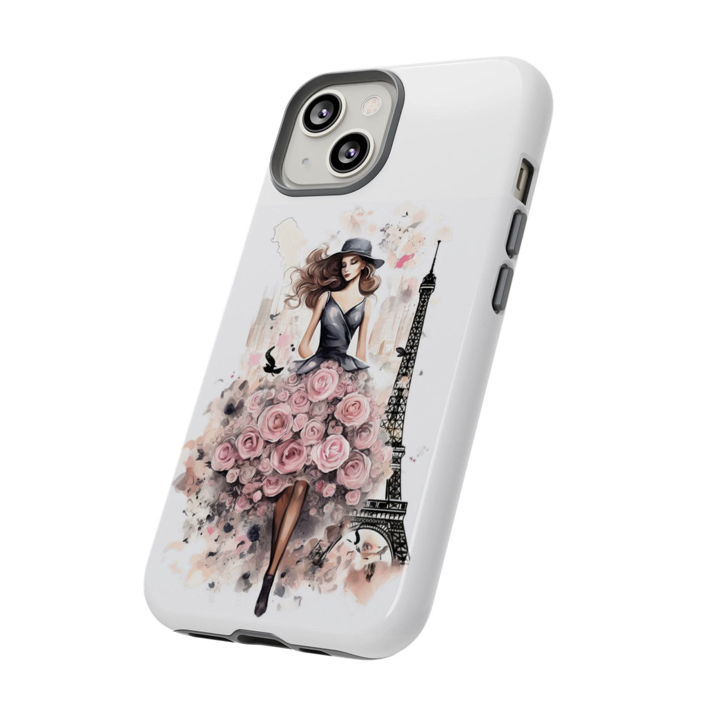 Parisian Rose Dress phone case | iPhone & Samsung slim protective case Printify