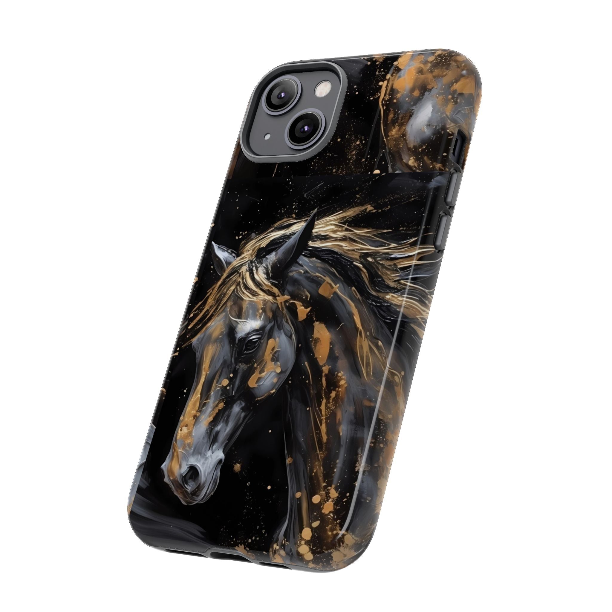 Golden Paint Horse Phone Case | Tough Case Printify