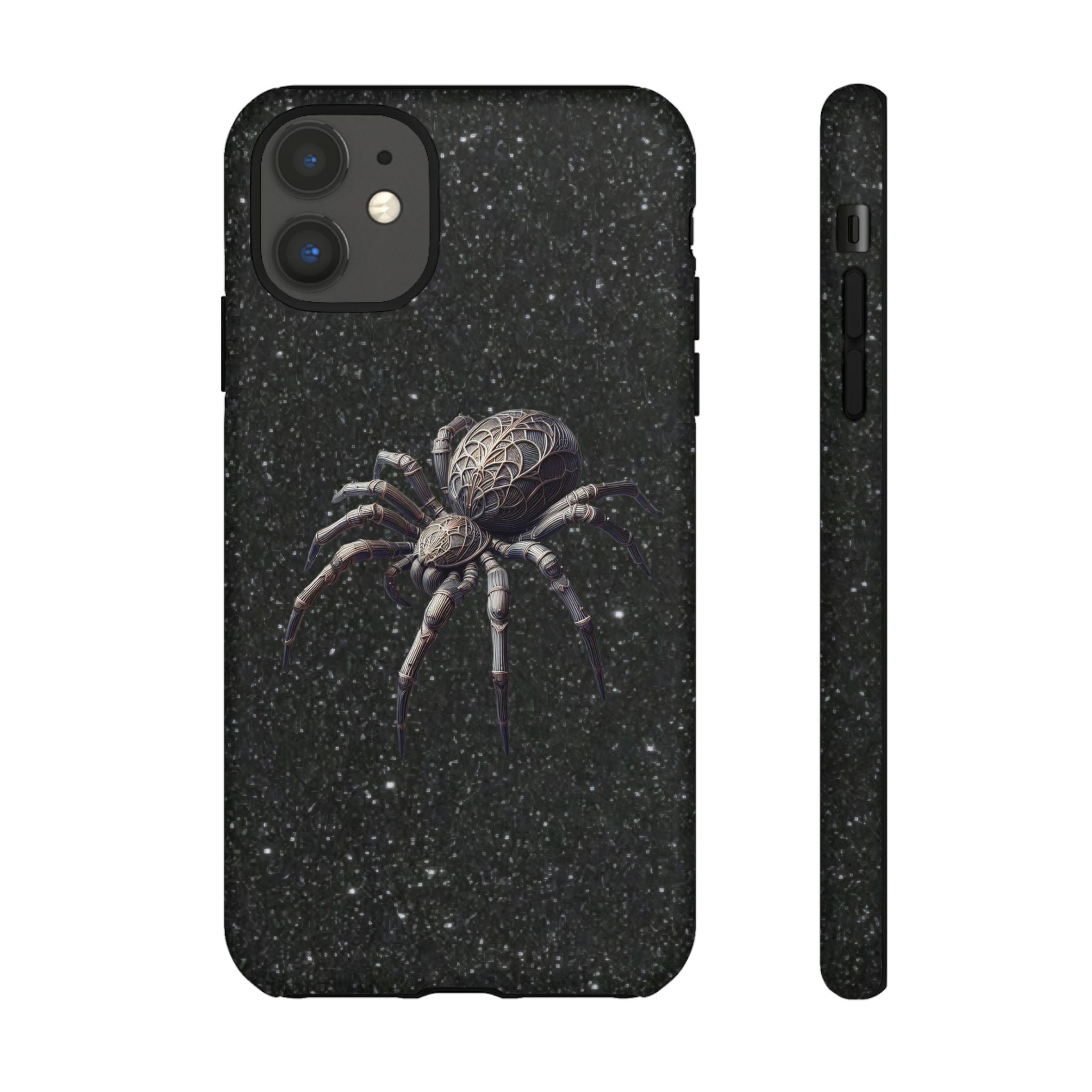Spider Night Tough Phone Case — Dark Space Tarantula iPhone Cover Printify