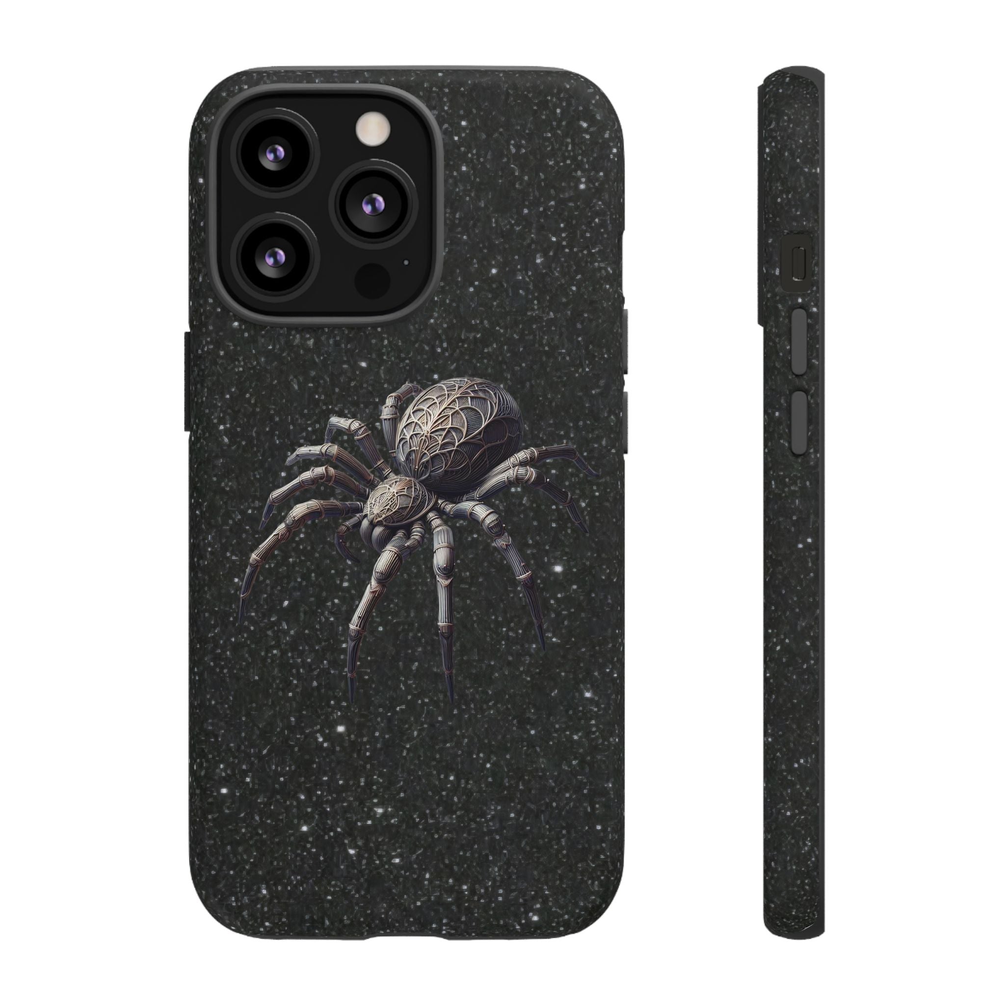 Spider Night Tough Phone Case — Dark Space Tarantula iPhone Cover Printify