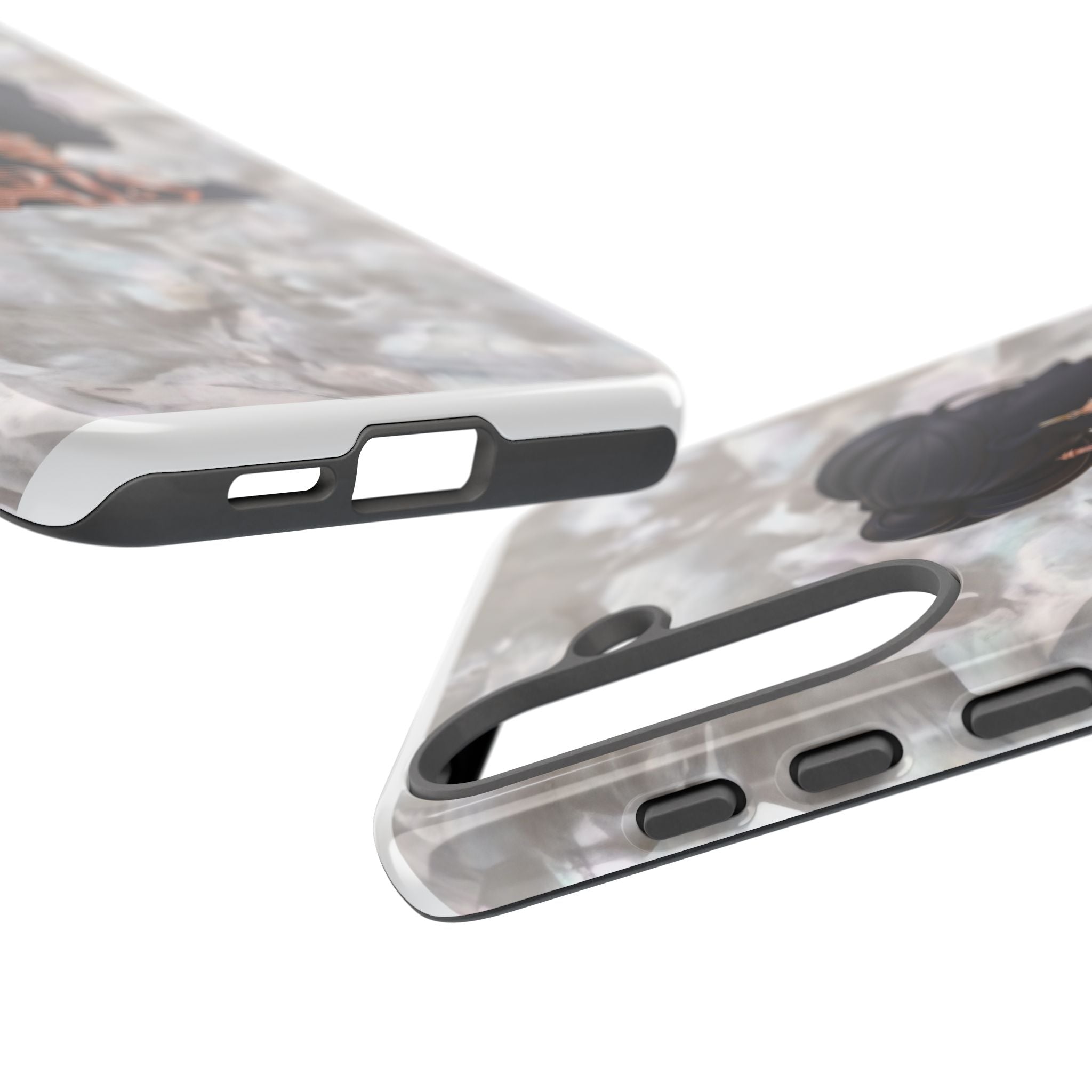 Paris Silhouette Pearl Phone Case — Tough Protective Smartphone Cover Printify