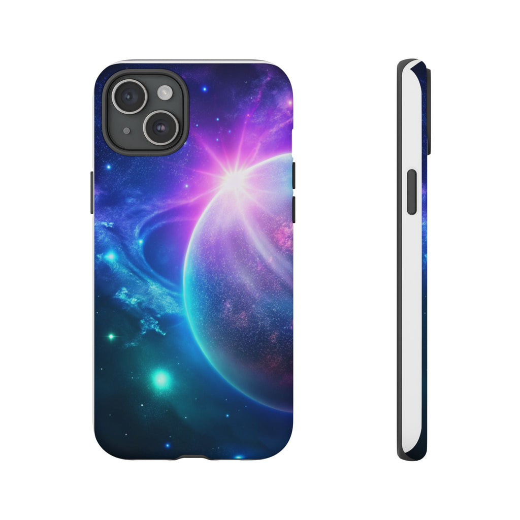 Galaxy Nebula Space Phone Case | Planet Sparkle Tough Case Printify