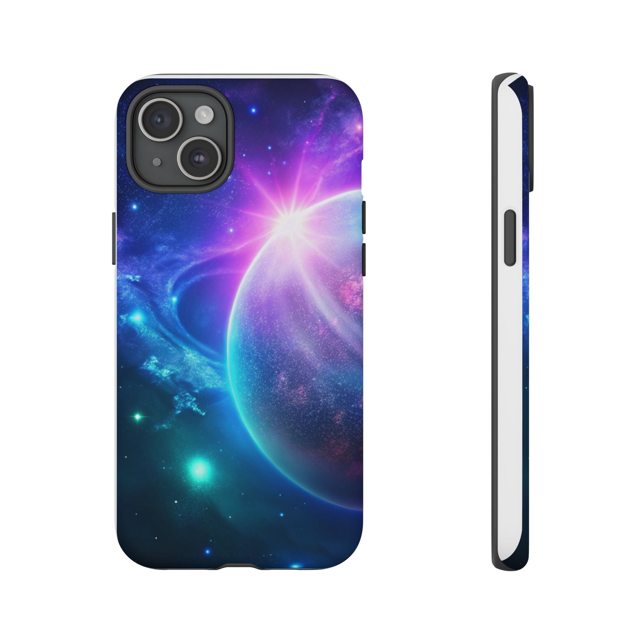 Galaxy Nebula Space Phone Case | Planet Sparkle Tough Case Printify