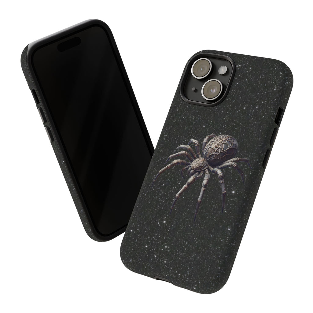 Spider Night Tough Phone Case — Dark Space Tarantula iPhone Cover Printify