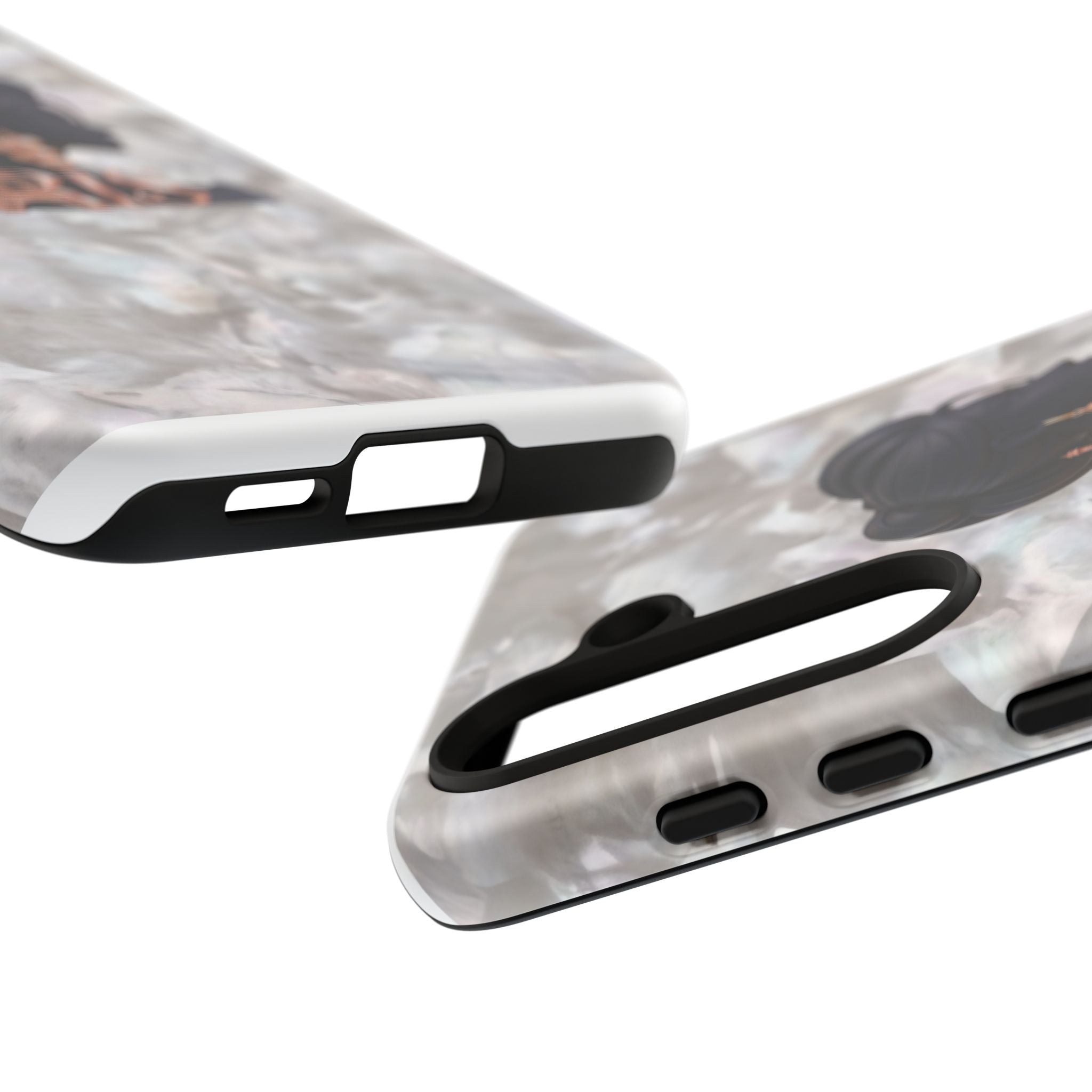 Paris Silhouette Pearl Phone Case — Tough Protective Smartphone Cover Printify