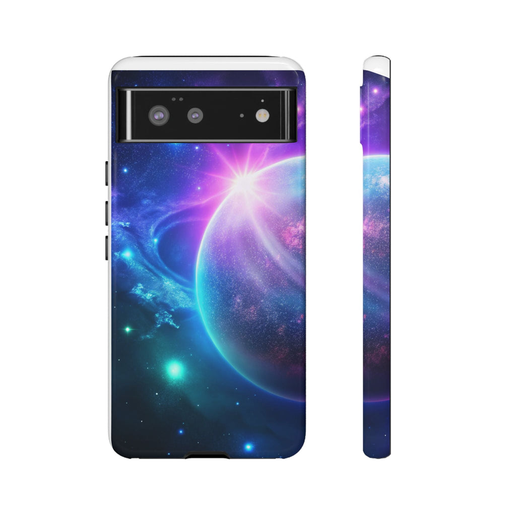 Galaxy Nebula Space Phone Case | Planet Sparkle Tough Case Printify
