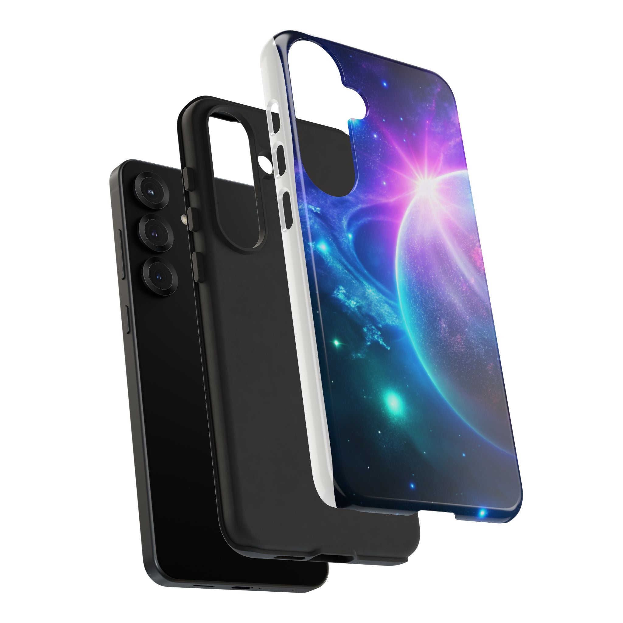 Galaxy Nebula Space Phone Case | Planet Sparkle Tough Case Printify