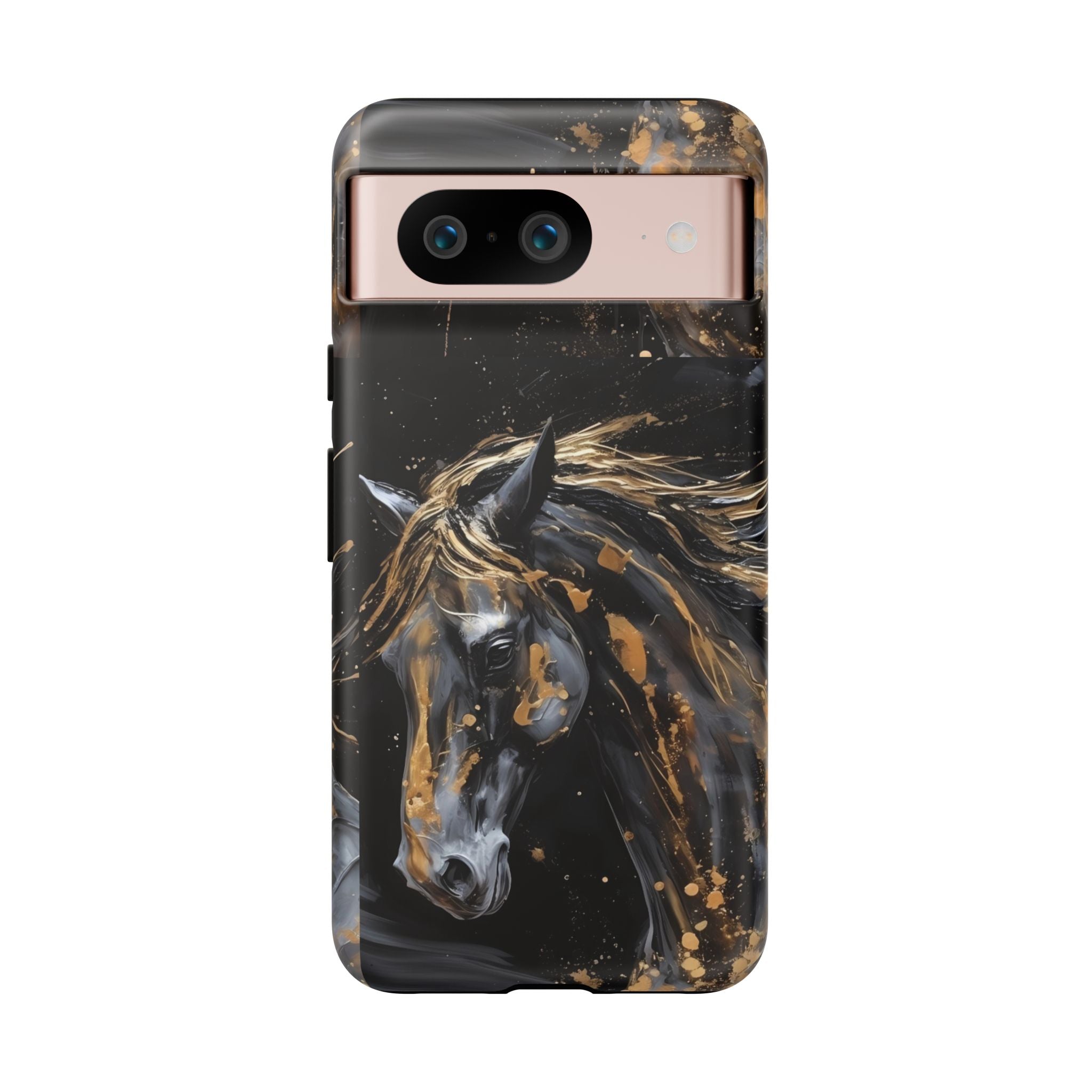 Golden Paint Horse Phone Case | Tough Case Printify