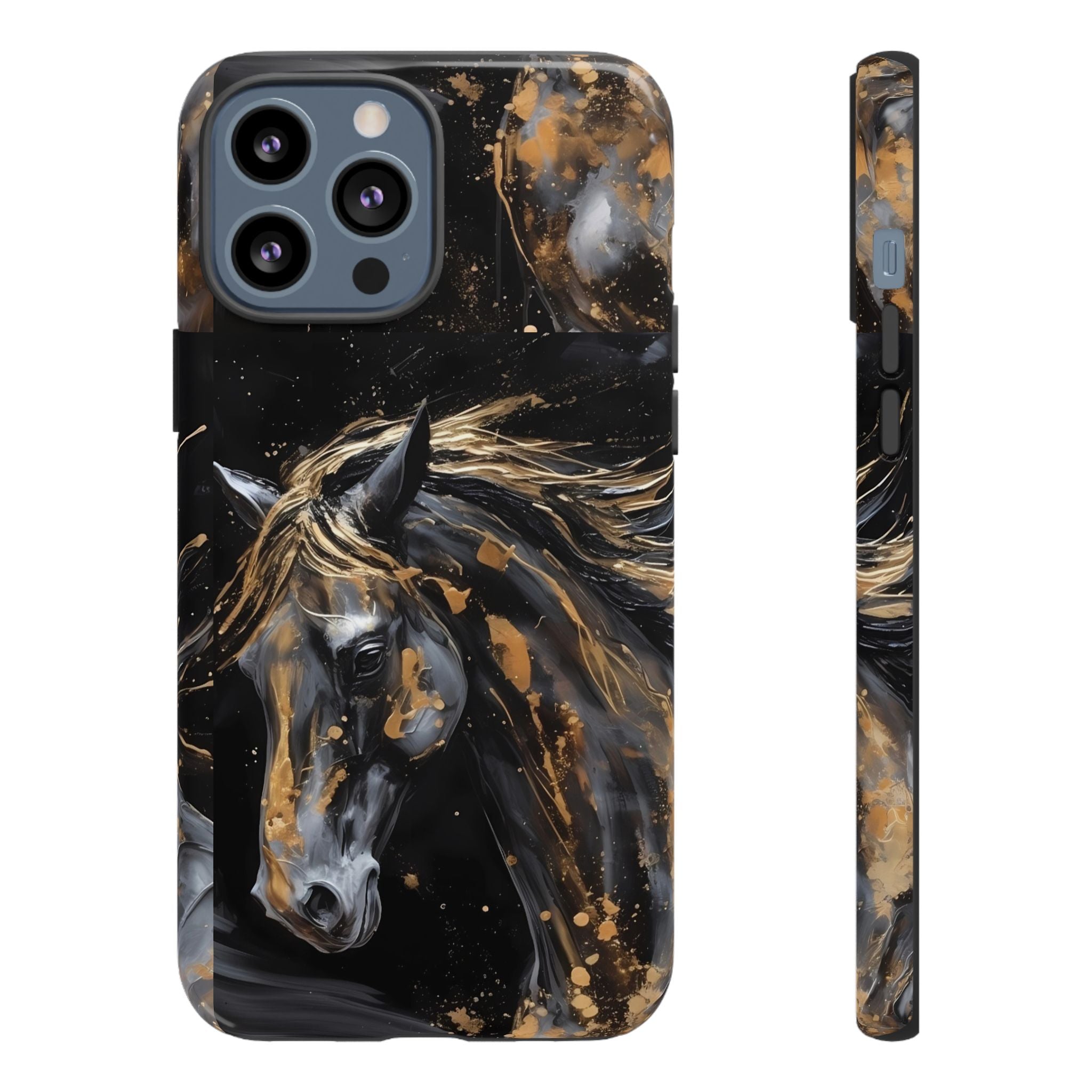 Golden Paint Horse Phone Case | Tough Case Printify