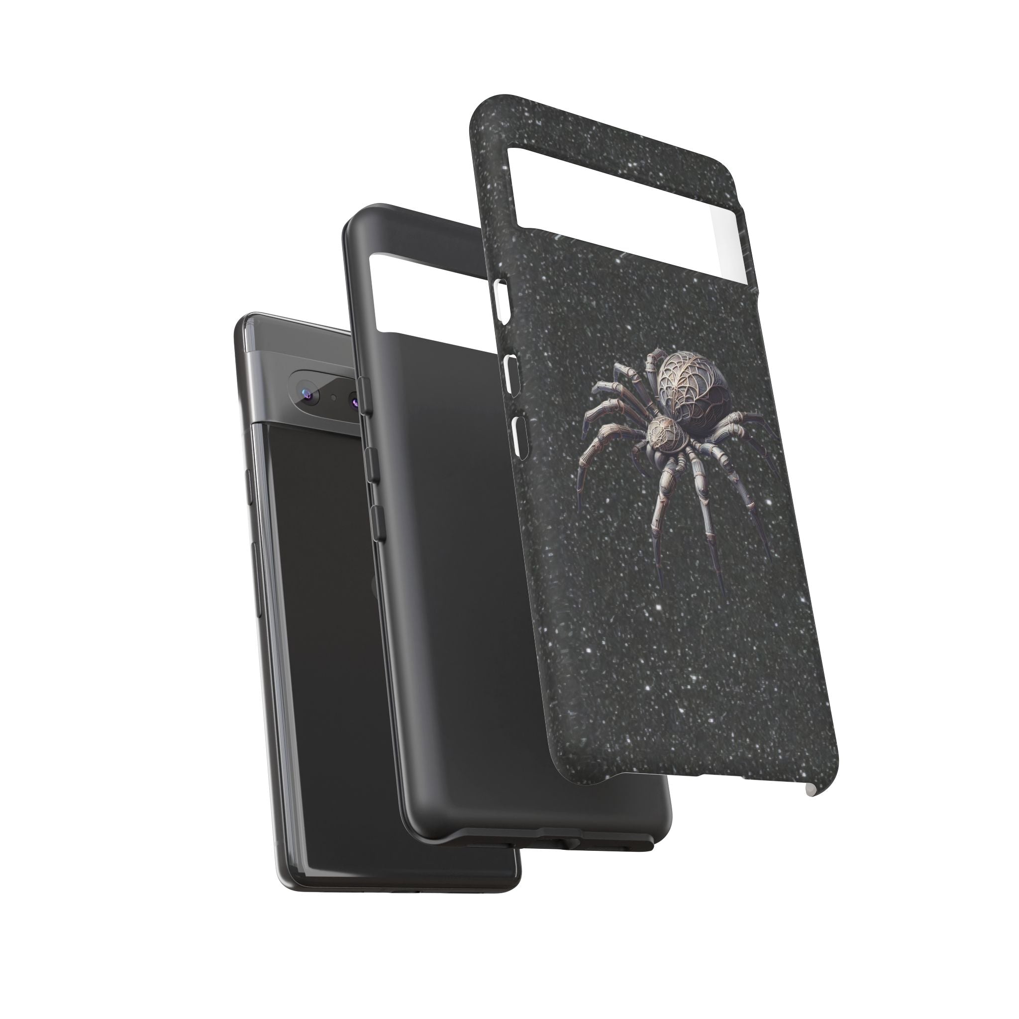 Spider Night Tough Phone Case — Dark Space Tarantula iPhone Cover Printify