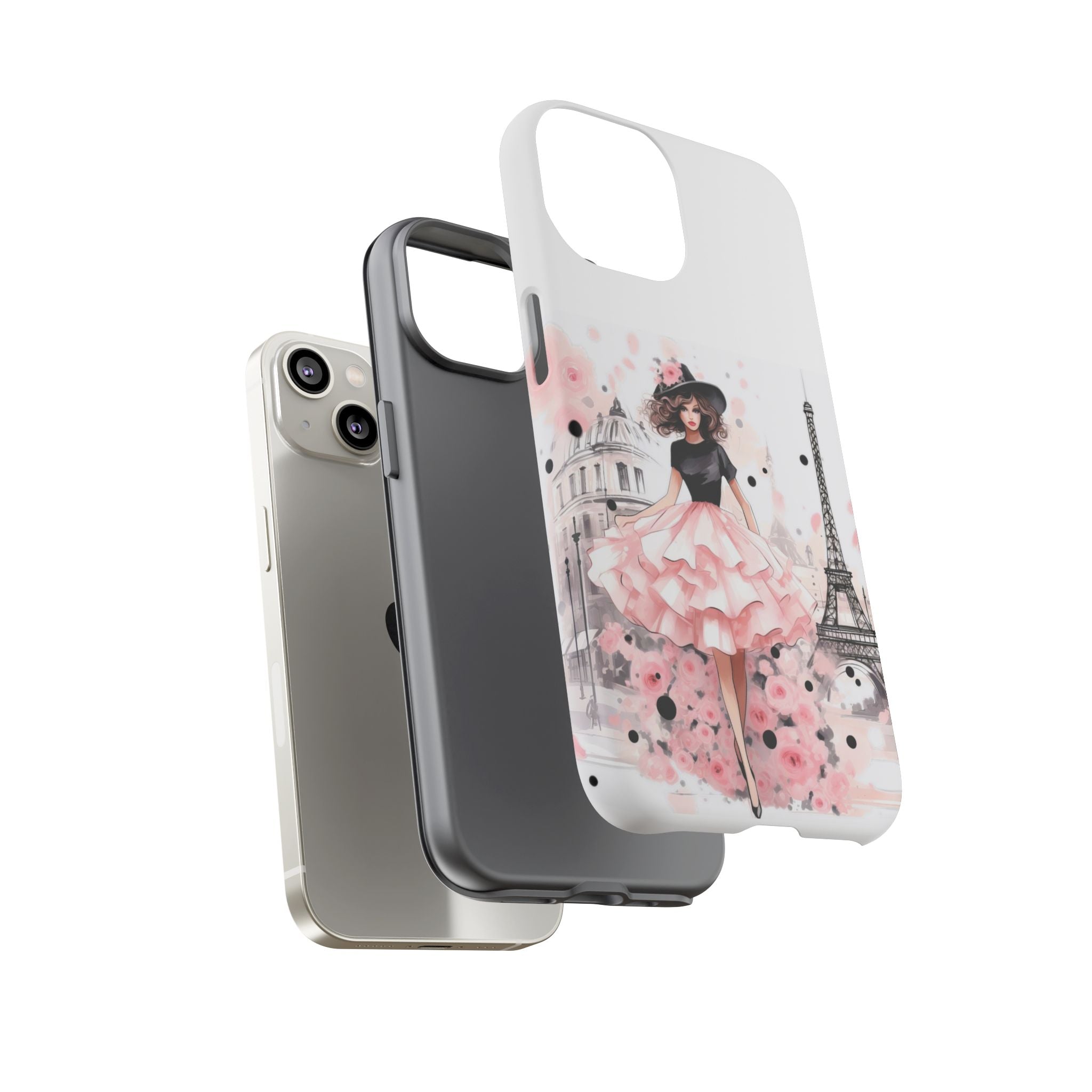 Paris Fashion Illustration Phone Case | Tough Case Printify