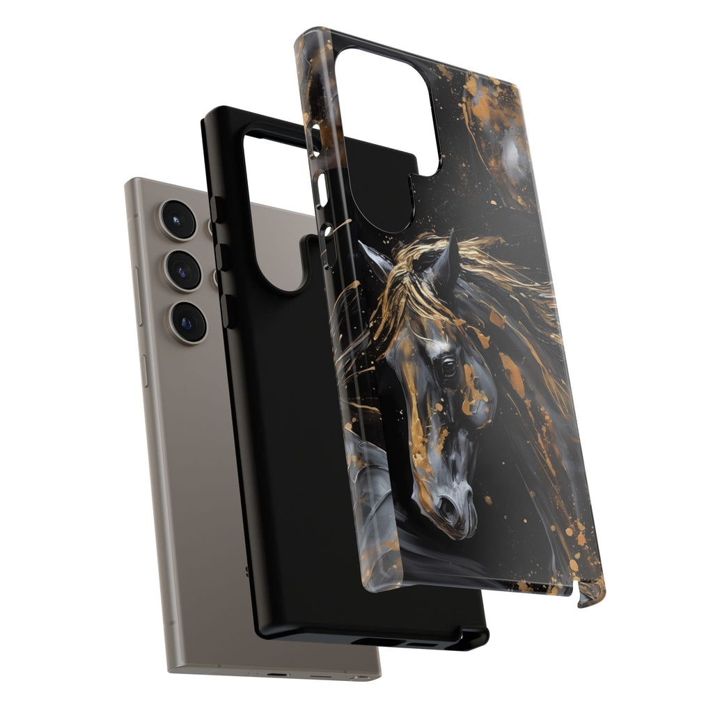 Golden Paint Horse Phone Case | Tough Case Printify