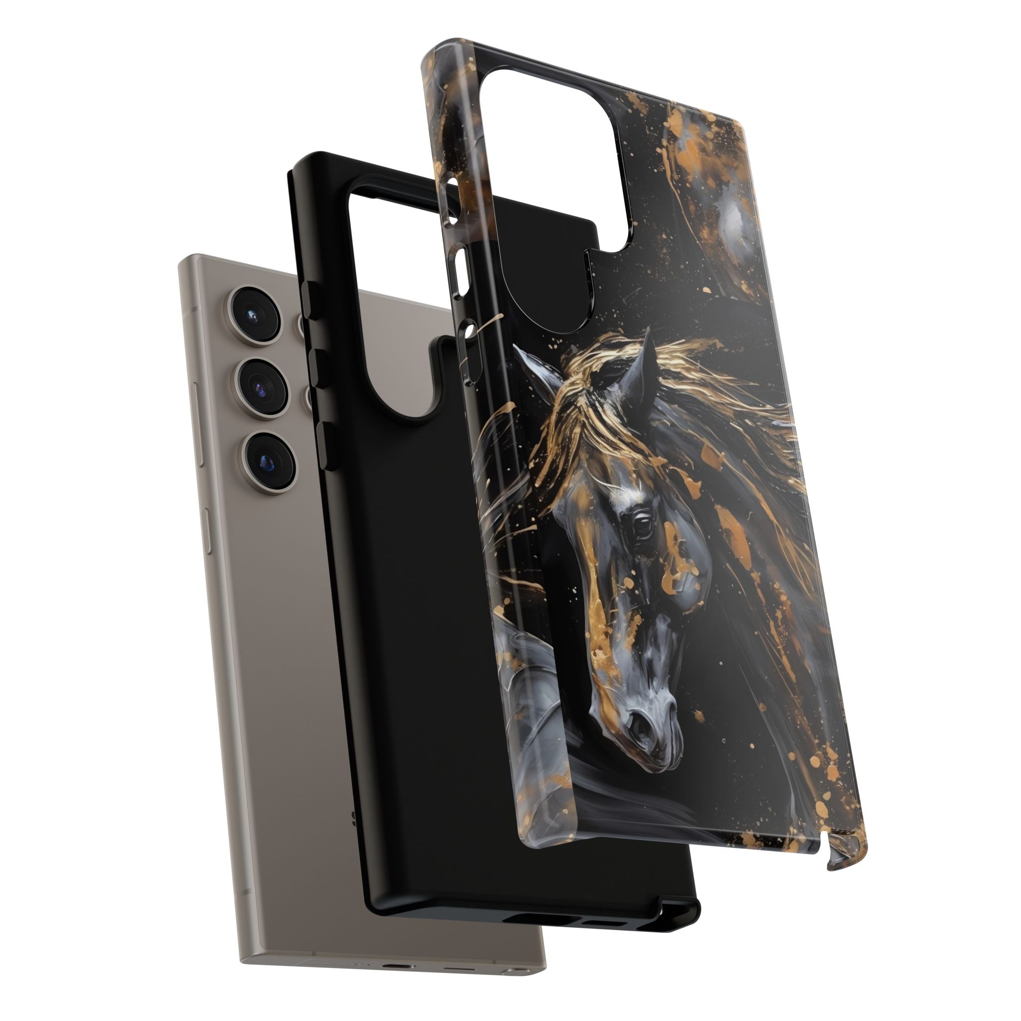 Golden Paint Horse Phone Case | Tough Case Printify