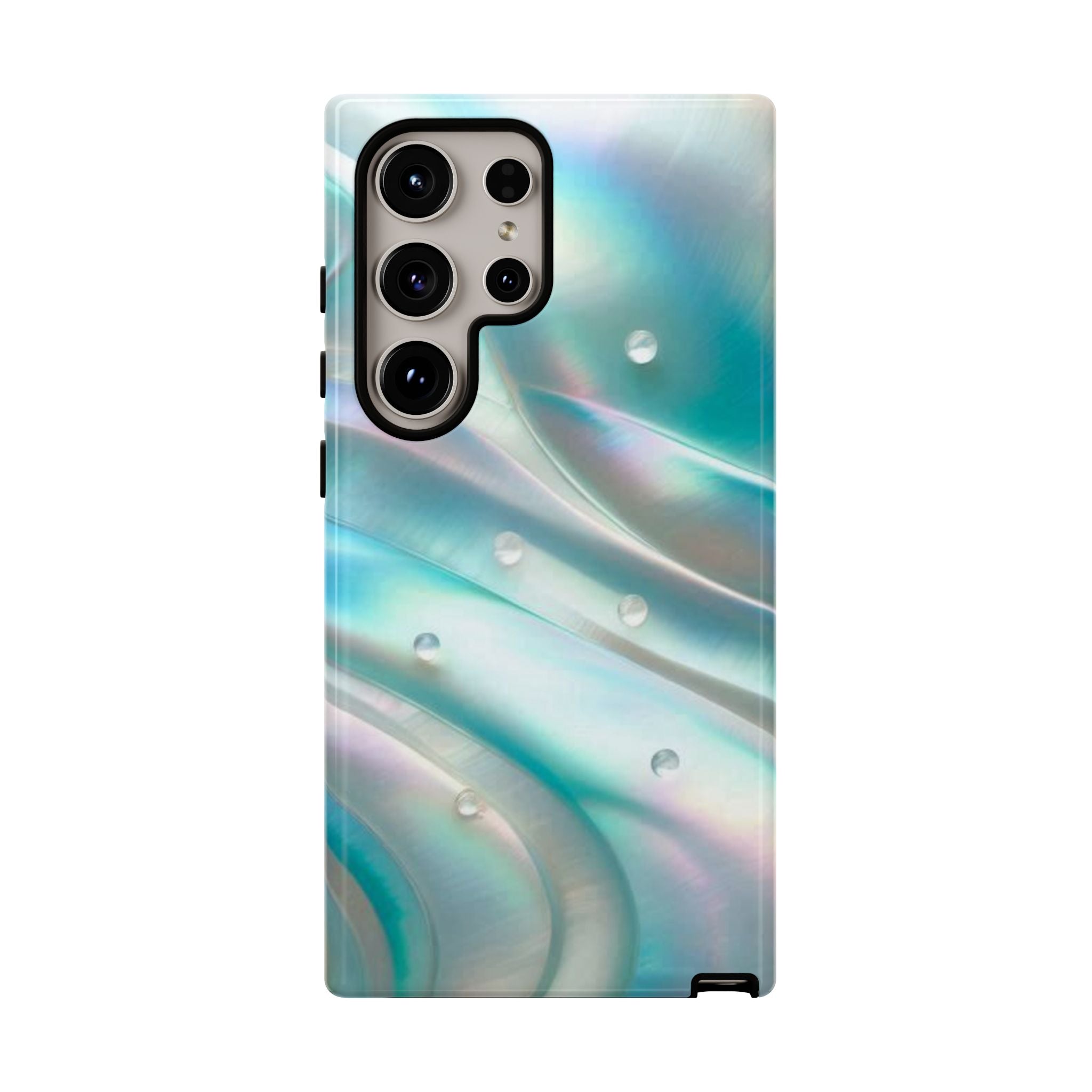 Iridescent Pearl Wave phone case | Tough Cases Printify