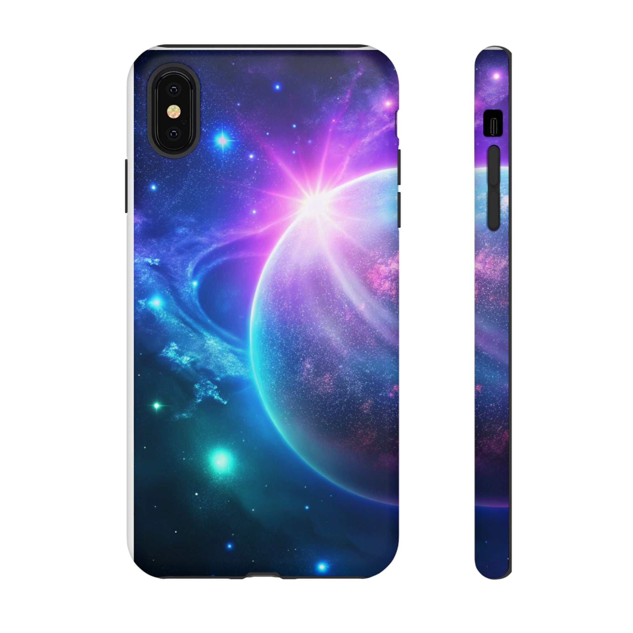 Galaxy Nebula Space Phone Case | Planet Sparkle Tough Case Printify