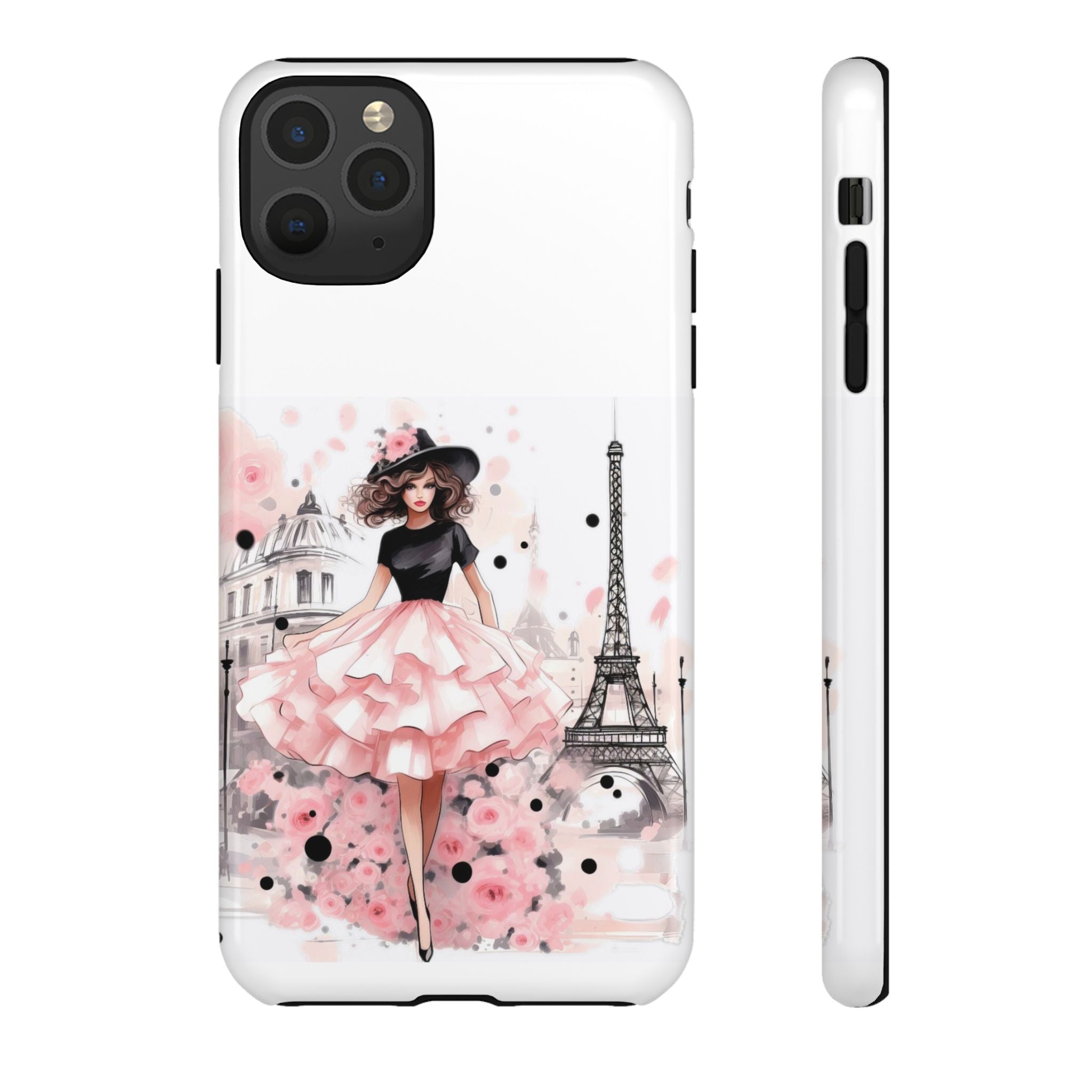 Paris Fashion Illustration Phone Case | Tough Case Printify