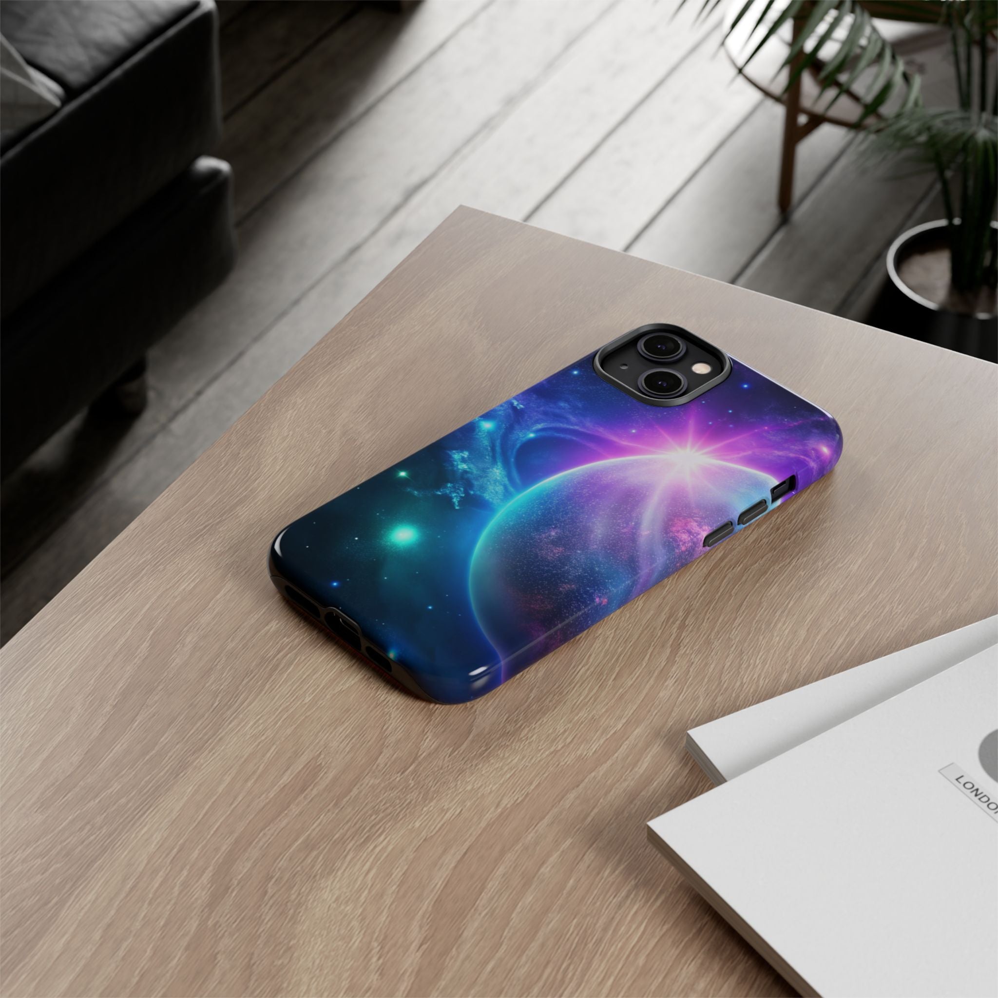 Galaxy Nebula Space Phone Case | Planet Sparkle Tough Case Printify