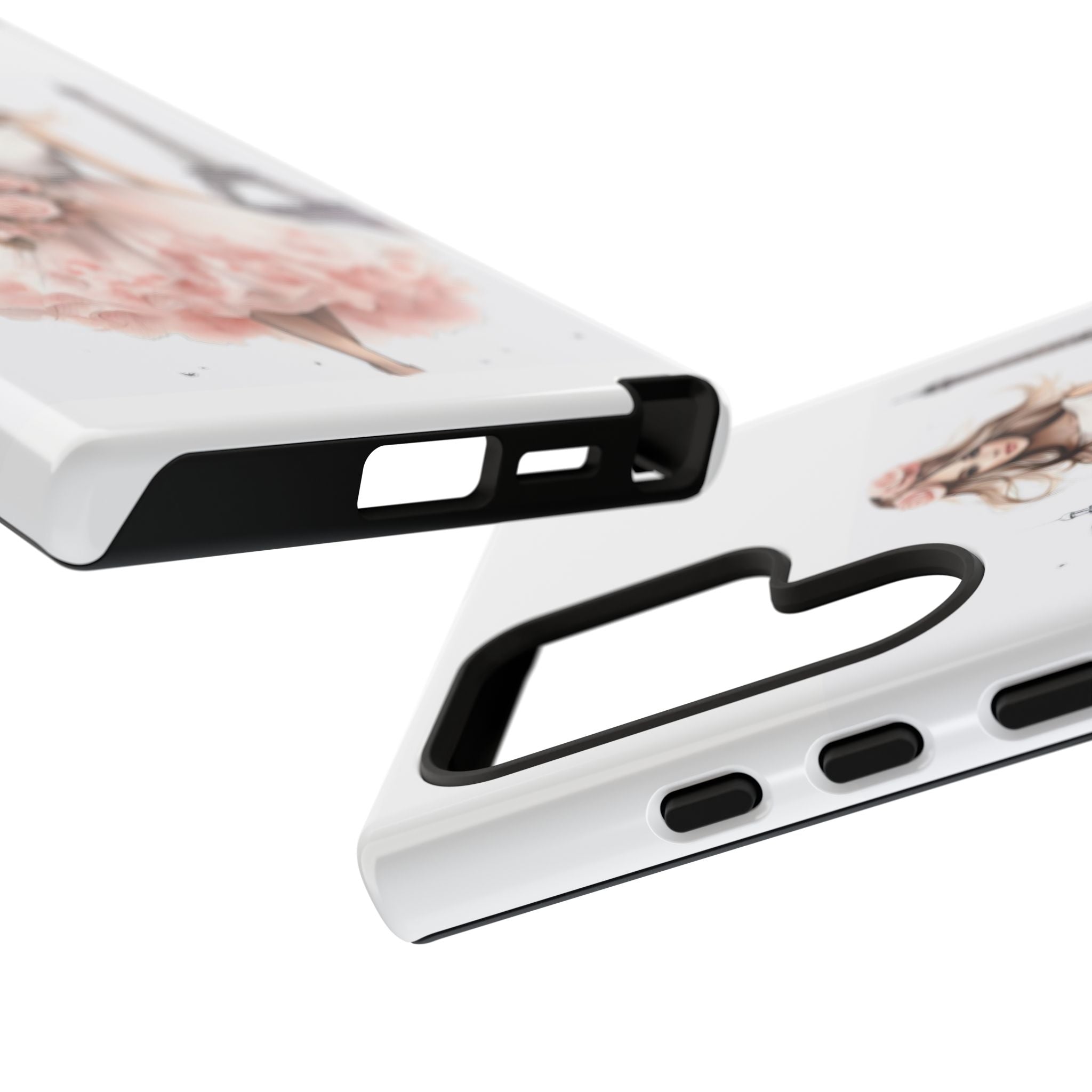 Parisian Ballerina Bouquet phone case | Tough Cases Printify