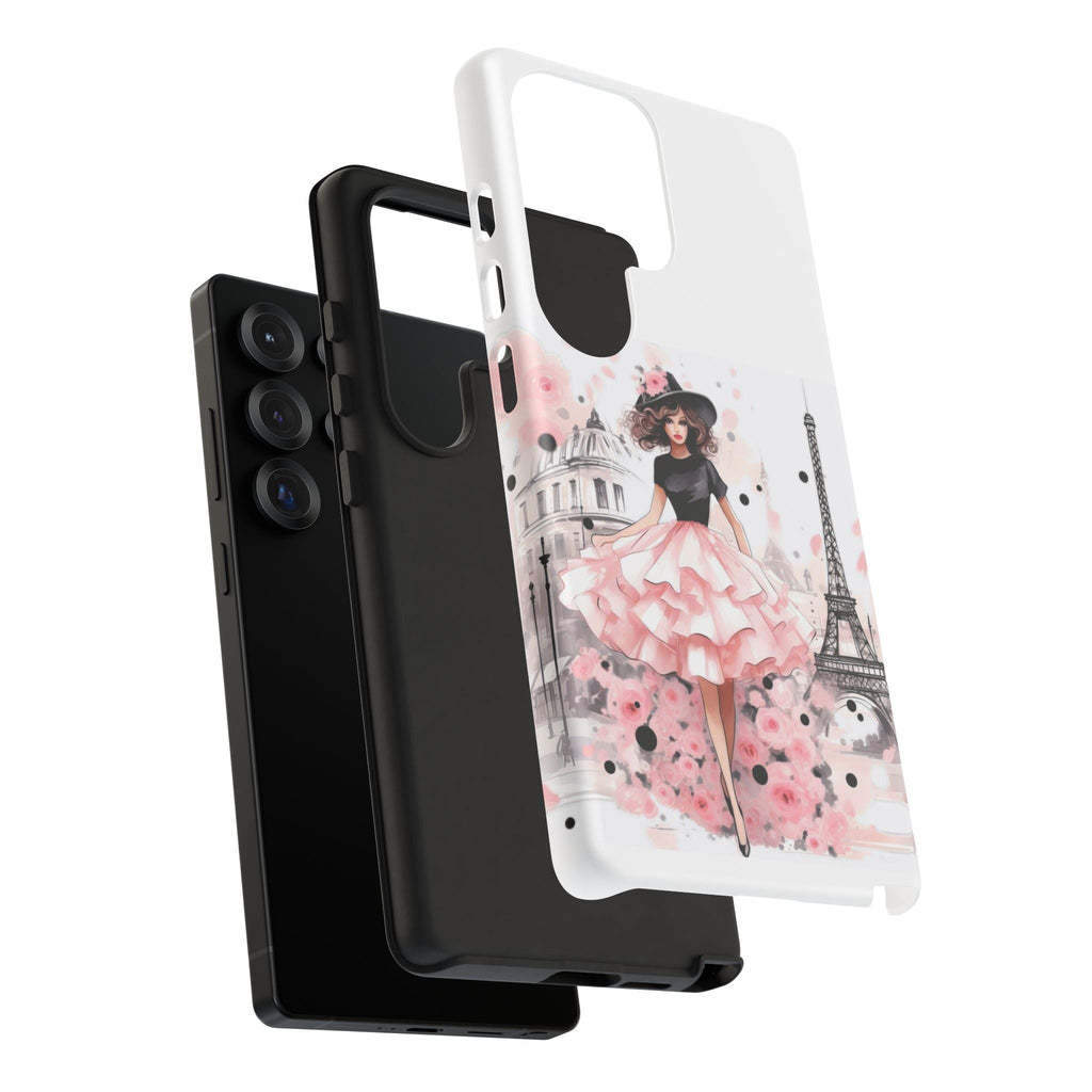 Paris Fashion Illustration Phone Case | Tough Case Printify