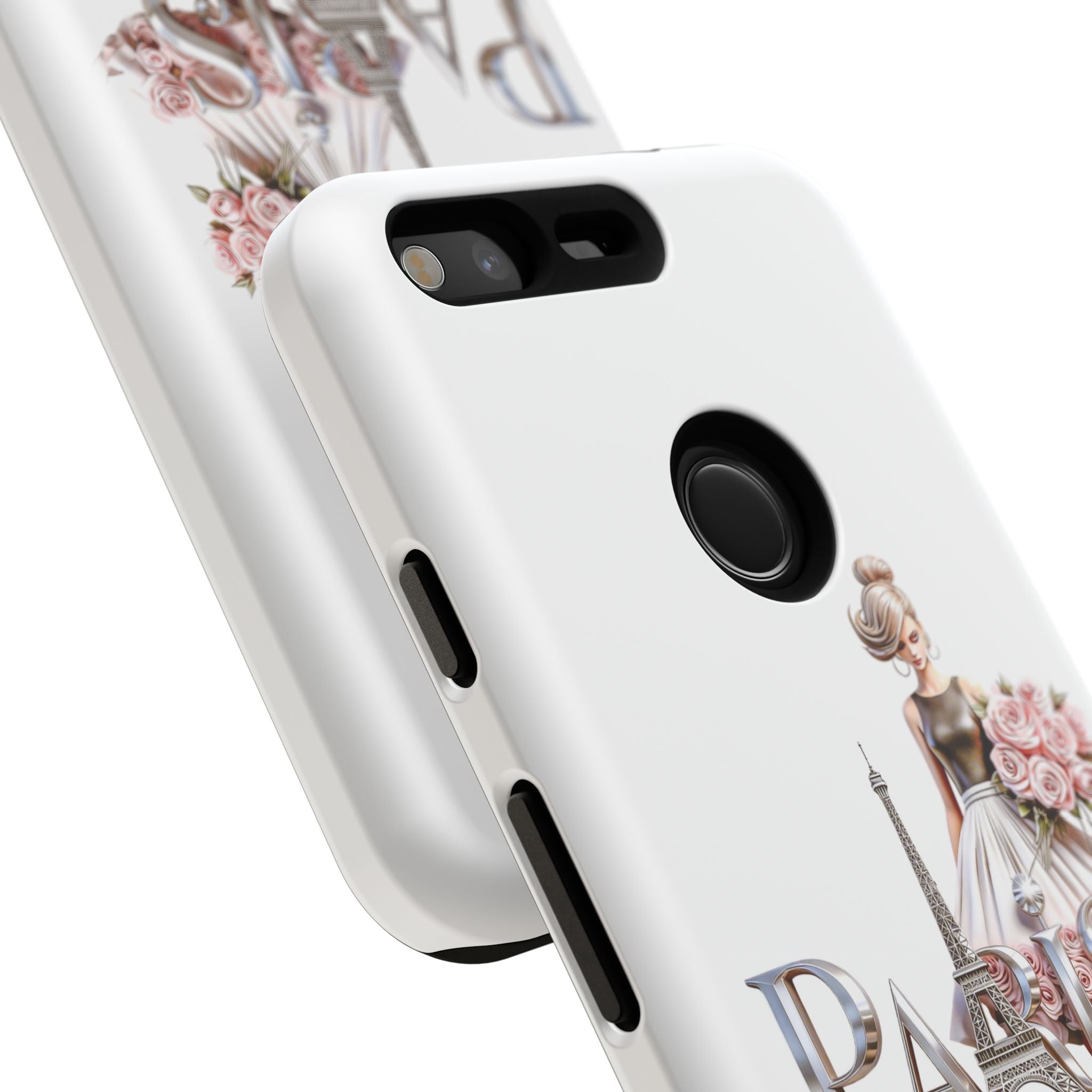 Phone Case | Eiffel Tower Floral Fashion Design Printify