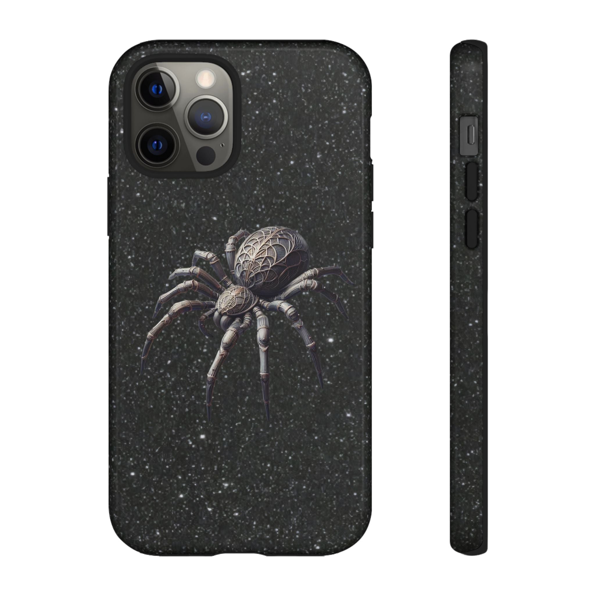Spider Night Tough Phone Case — Dark Space Tarantula iPhone Cover Printify