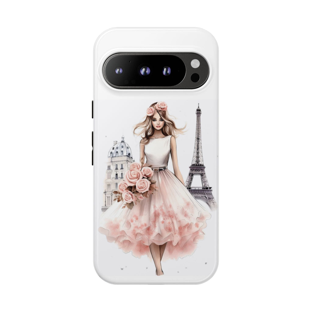 Parisian Ballerina Bouquet phone case | Tough Cases Printify