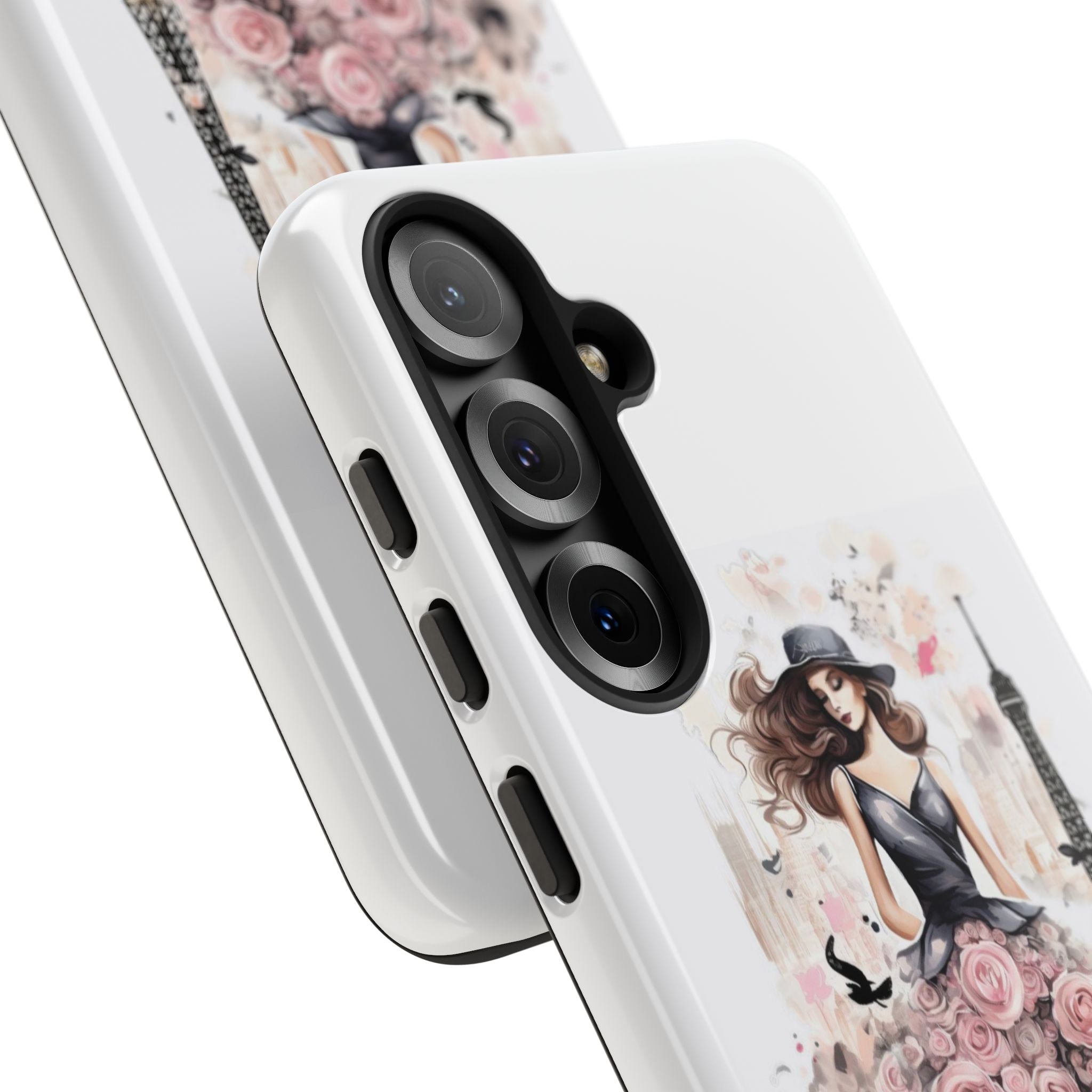 Parisian Rose Dress phone case | iPhone & Samsung slim protective case Printify