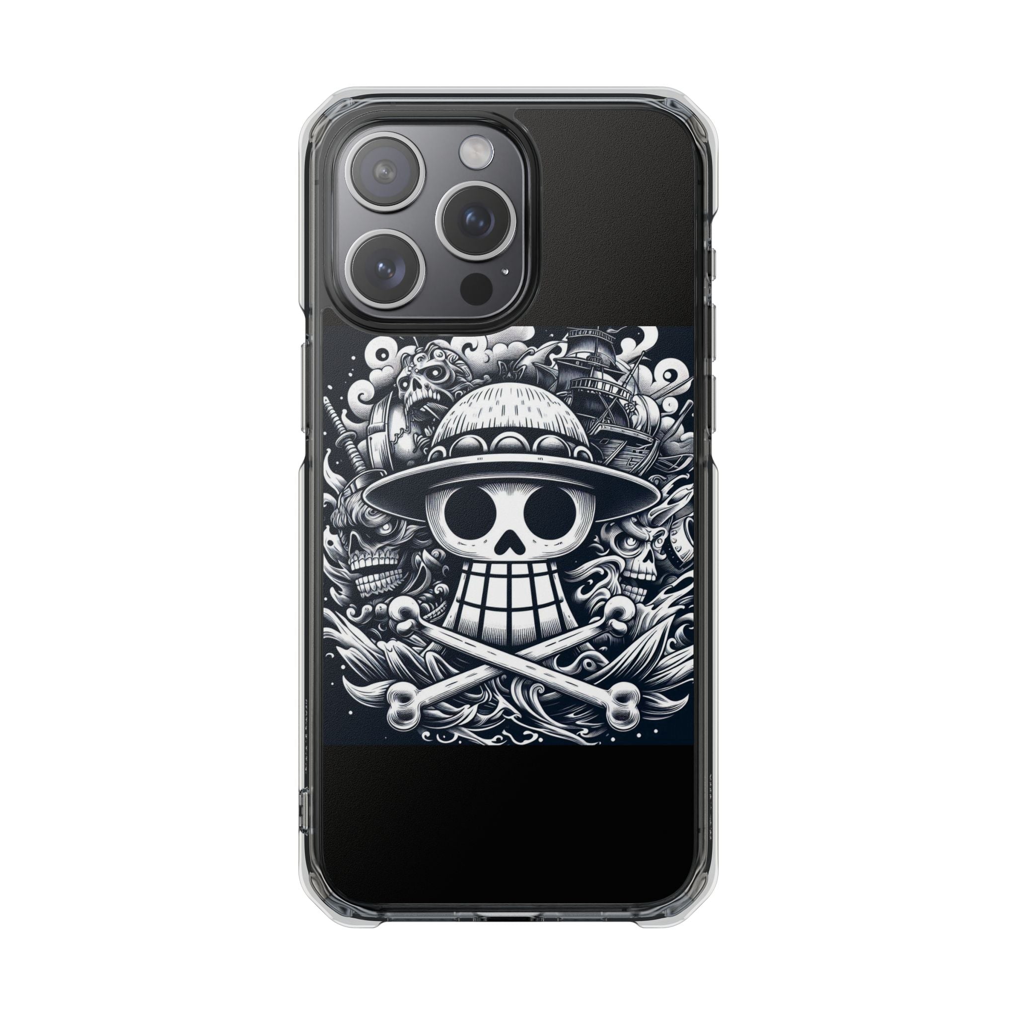 One Piece Case | Magnetic Clear Impact Case Printify
