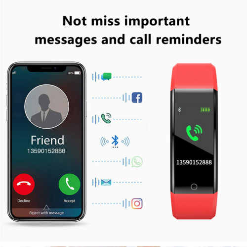 Smart Watch Fitness Activity Tracker Heart Rate For Women Men Oxygen