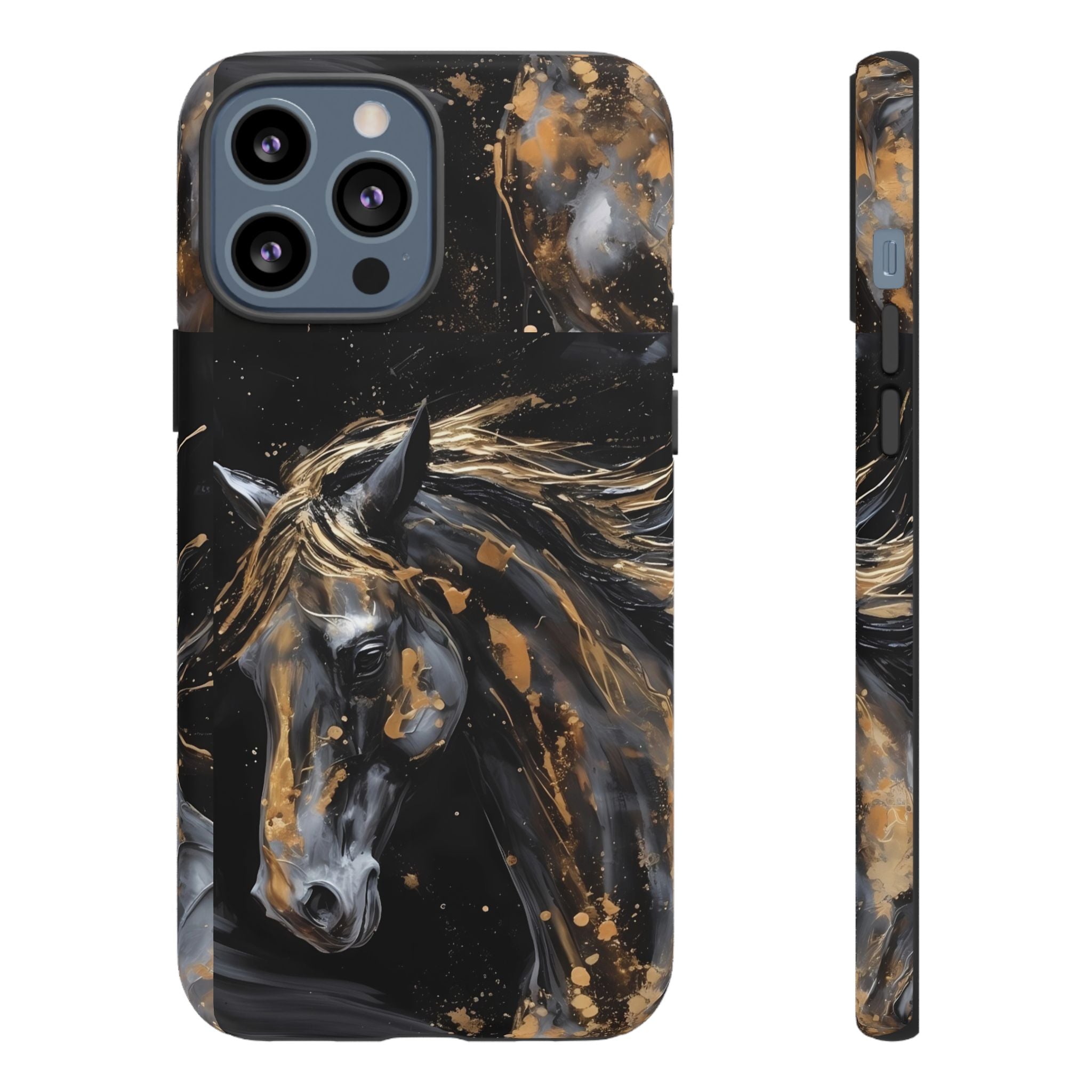 Golden Paint Horse Phone Case | Tough Case Printify
