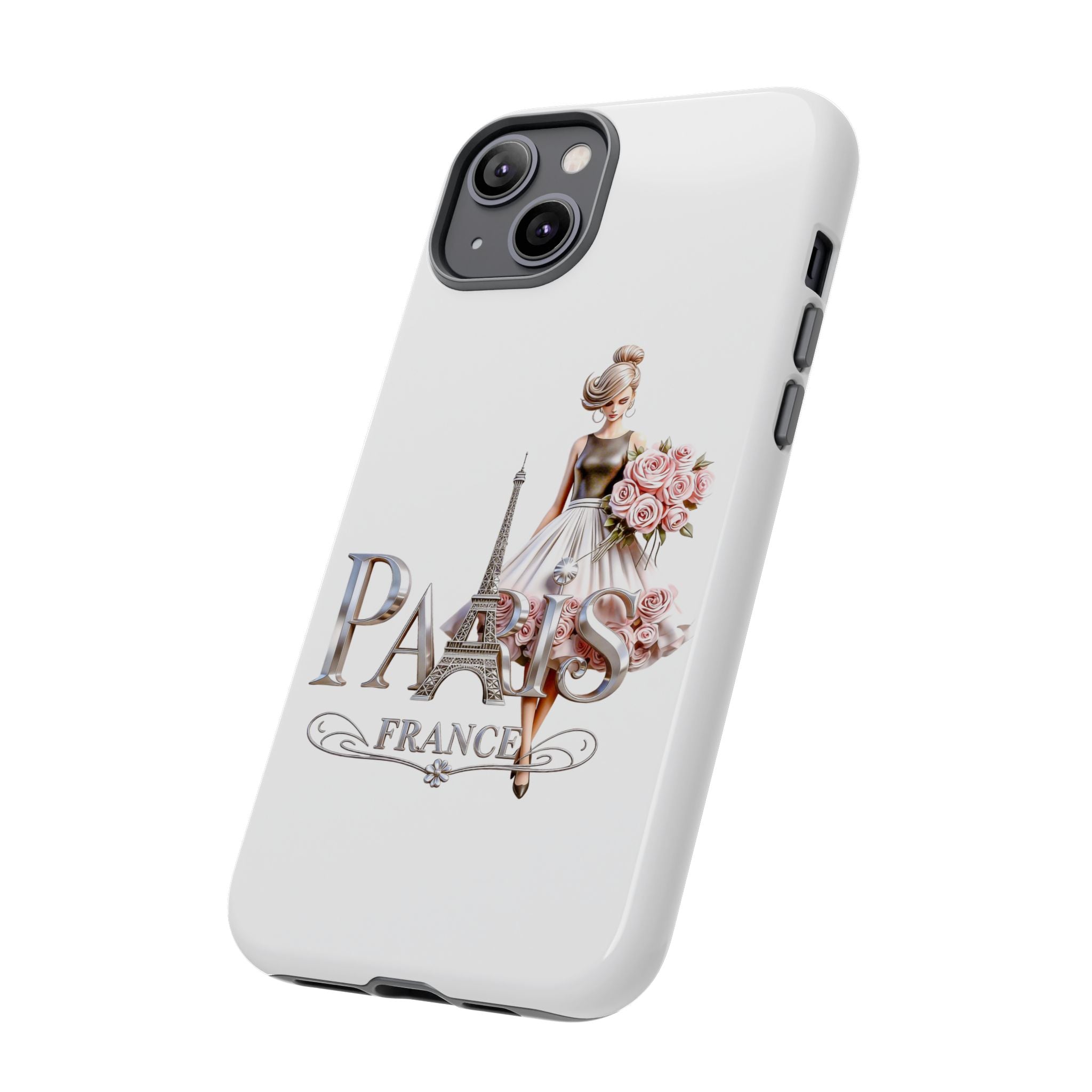Phone Case | Eiffel Tower Floral Fashion Design Printify
