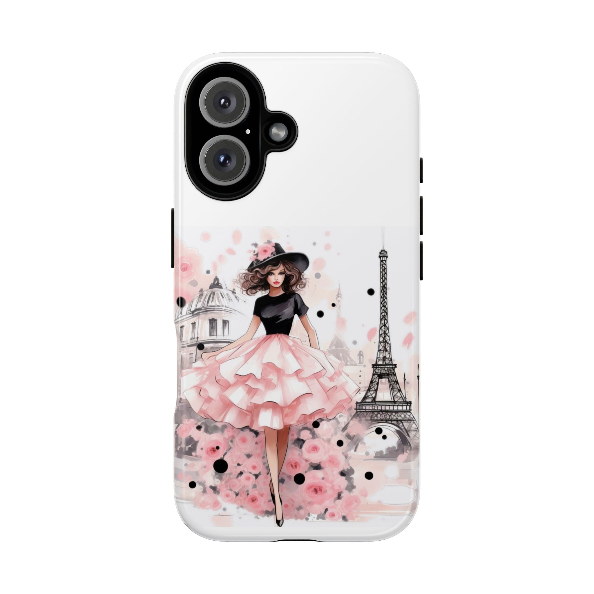 Paris Fashion Illustration Phone Case | Tough Case Printify
