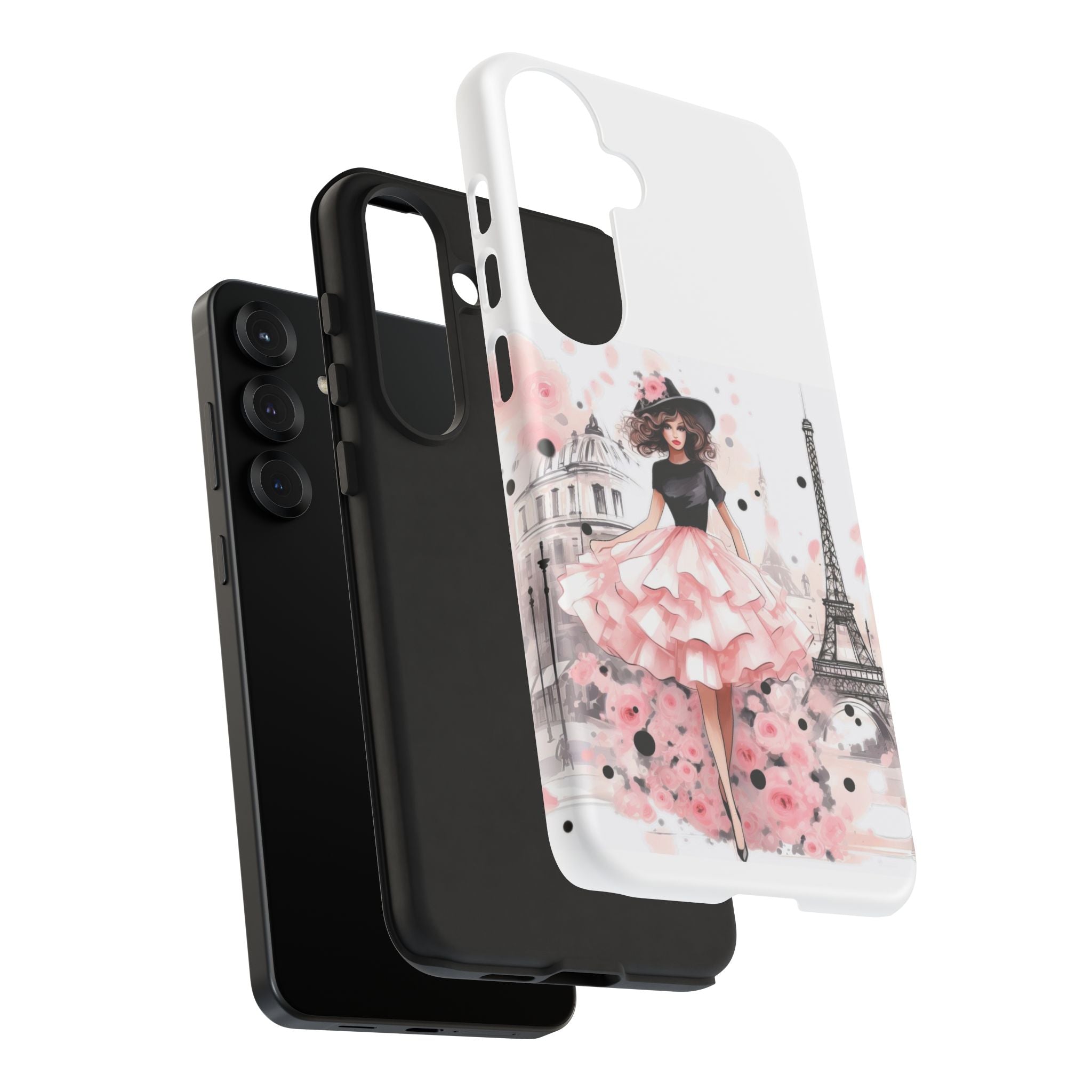 Paris Fashion Illustration Phone Case | Tough Case Printify