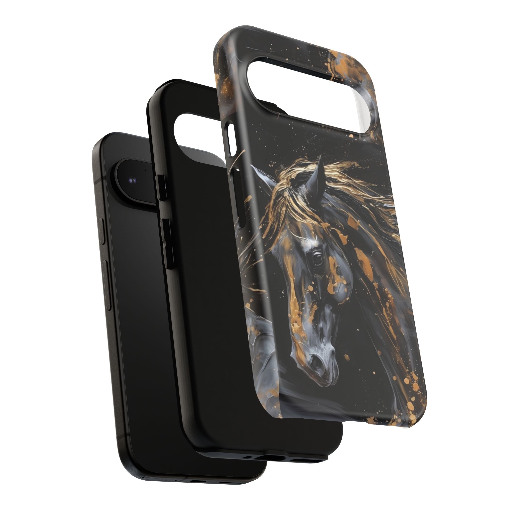 Golden Paint Horse Phone Case | Tough Case Printify