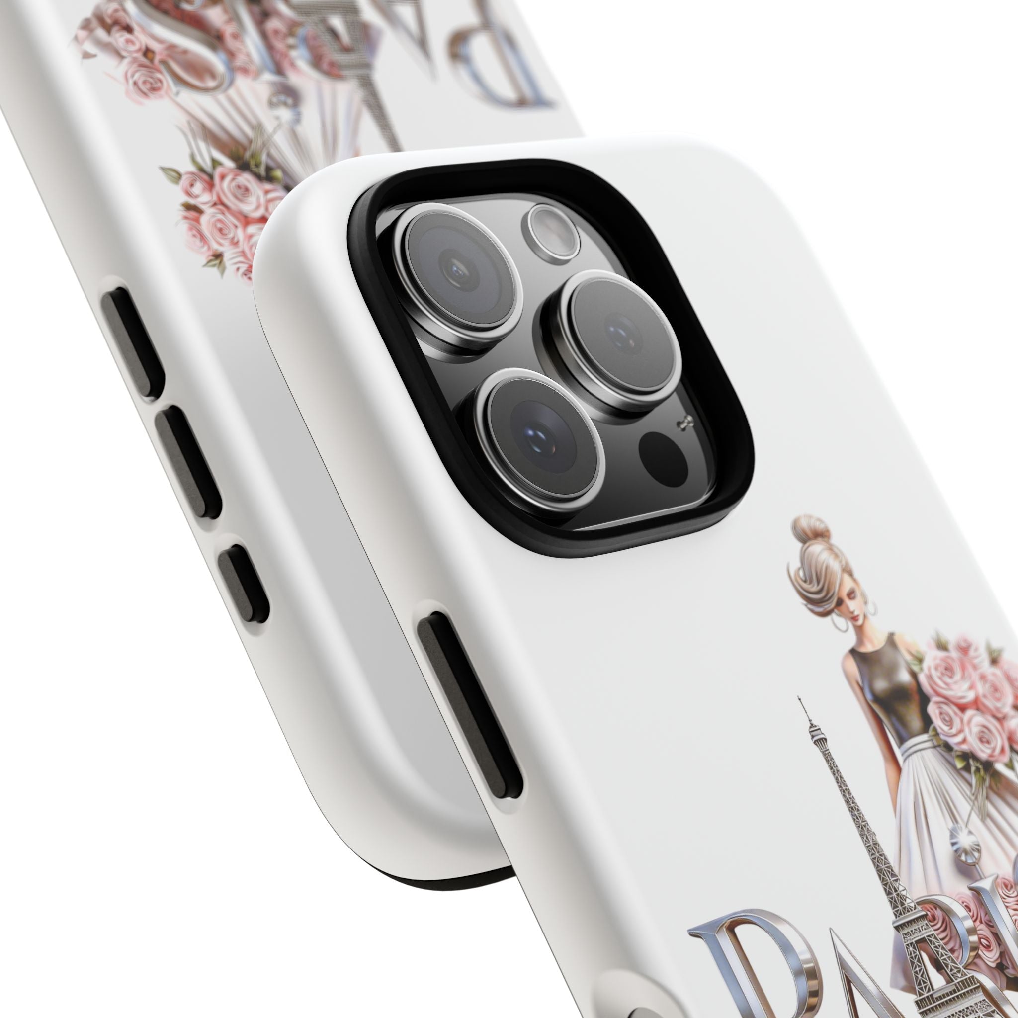 Phone Case | Eiffel Tower Floral Fashion Design Printify