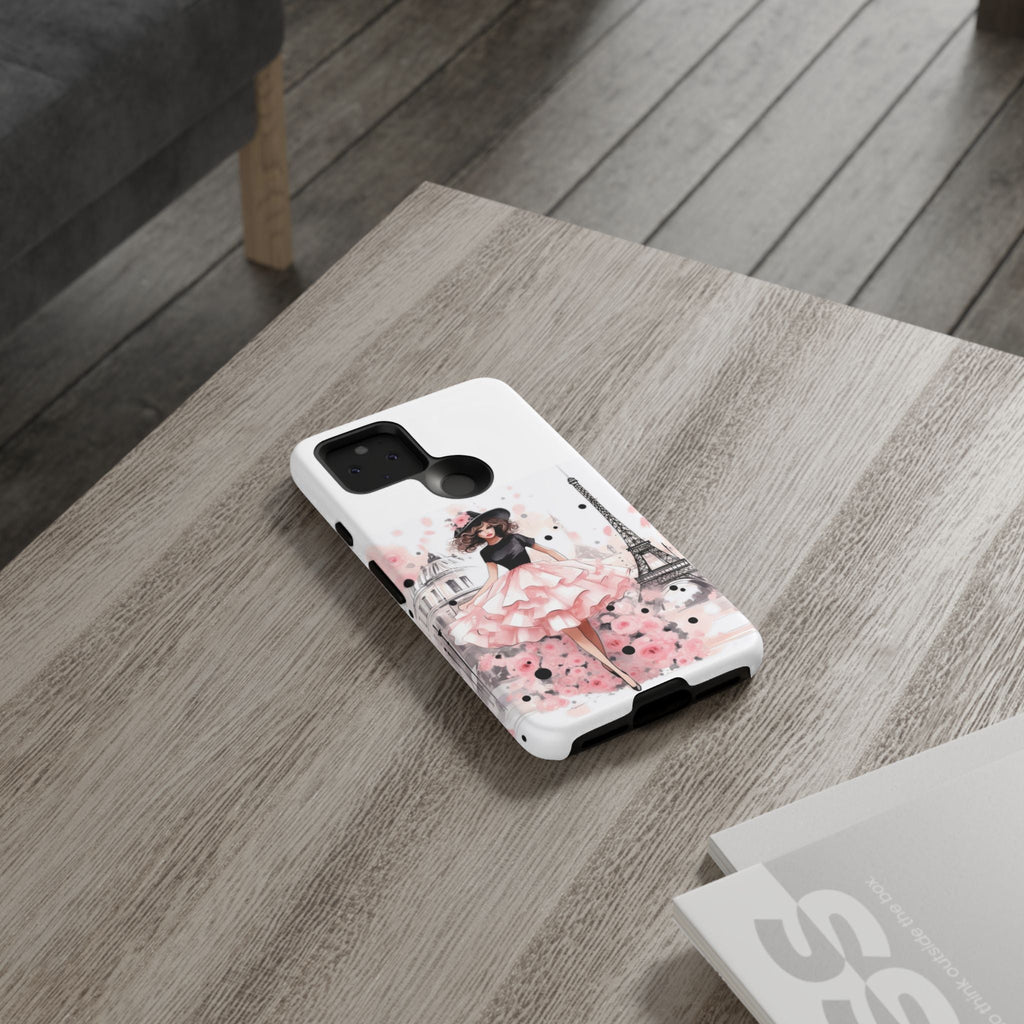 Paris Fashion Illustration Phone Case | Tough Case Printify